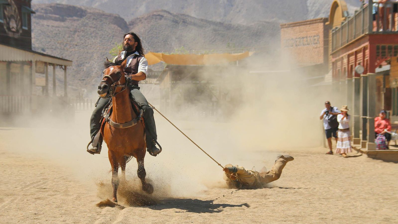 Espectáculo del oeste en el Mini Hollywood