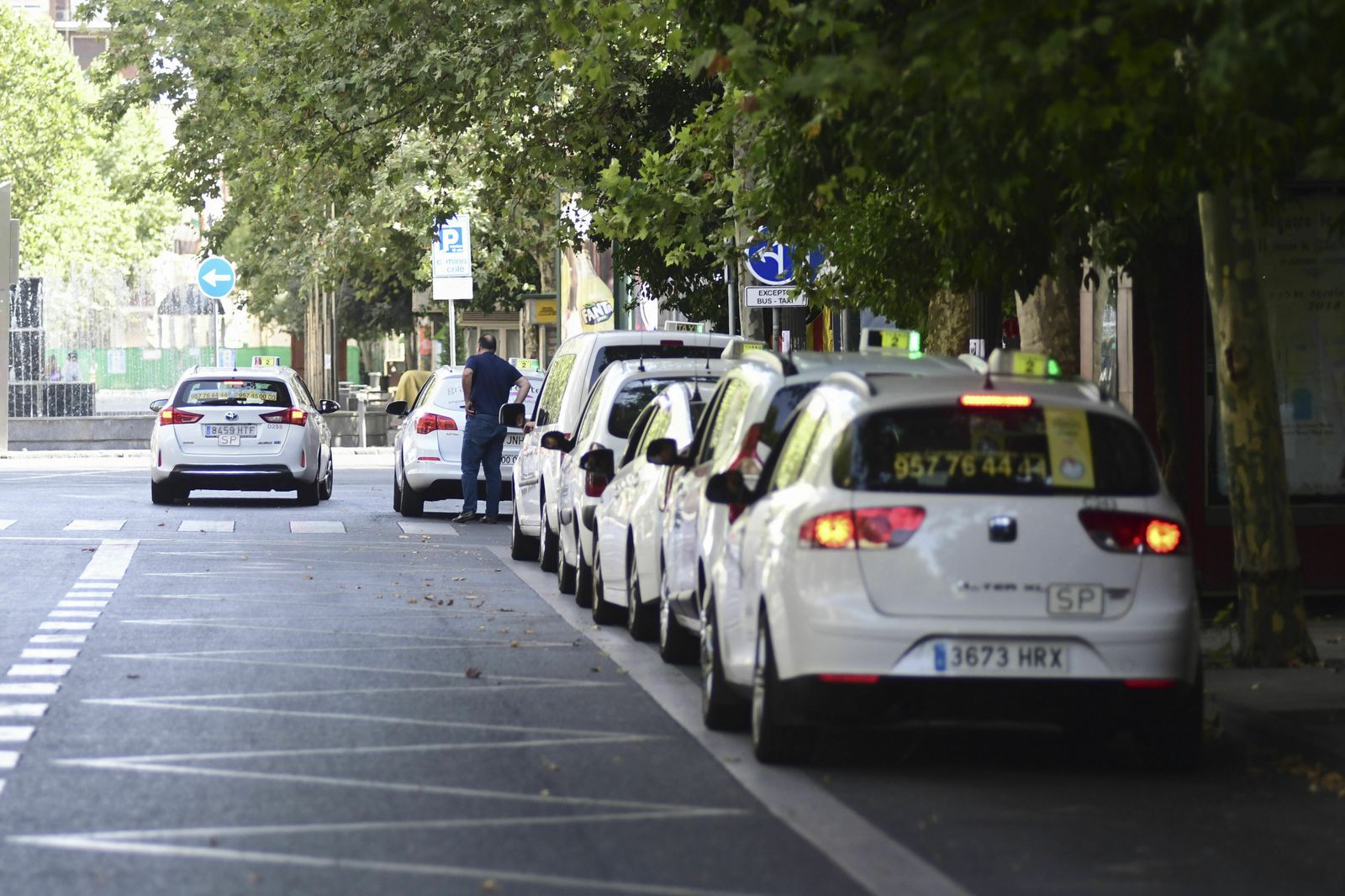 Parada de taxis de la avenida Gran Capitán