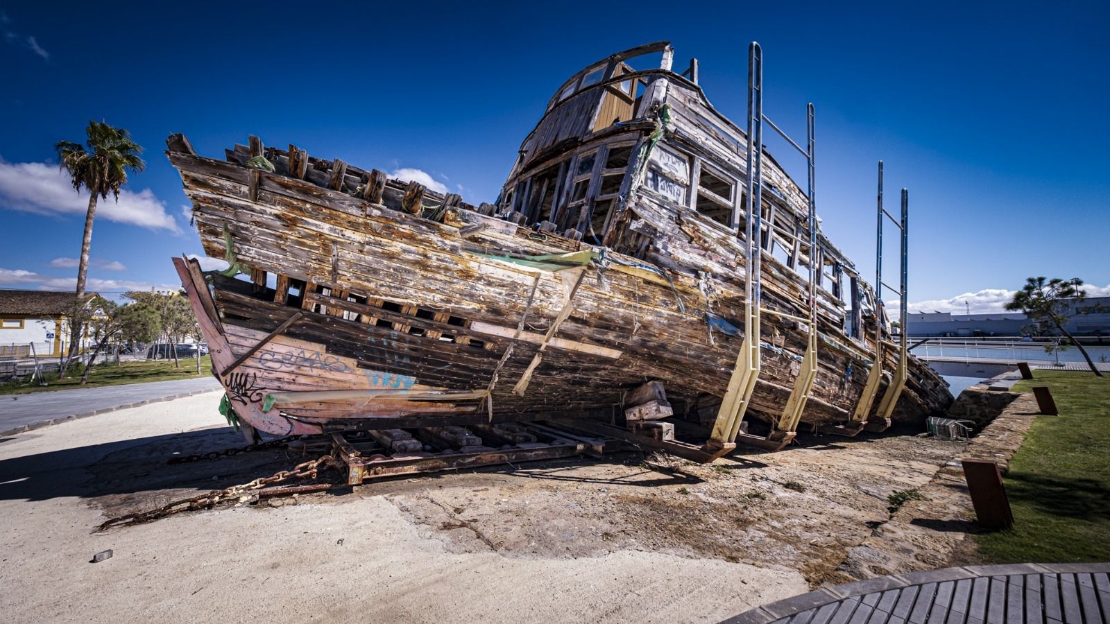 Las imágenes de lo que queda del Vaporcito de El Puerto