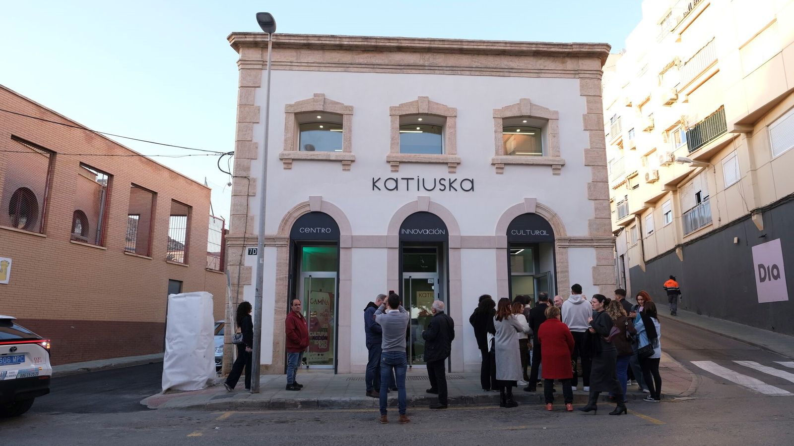 Fachada del nuevo Centro de Innovación Cultural Katiuska.