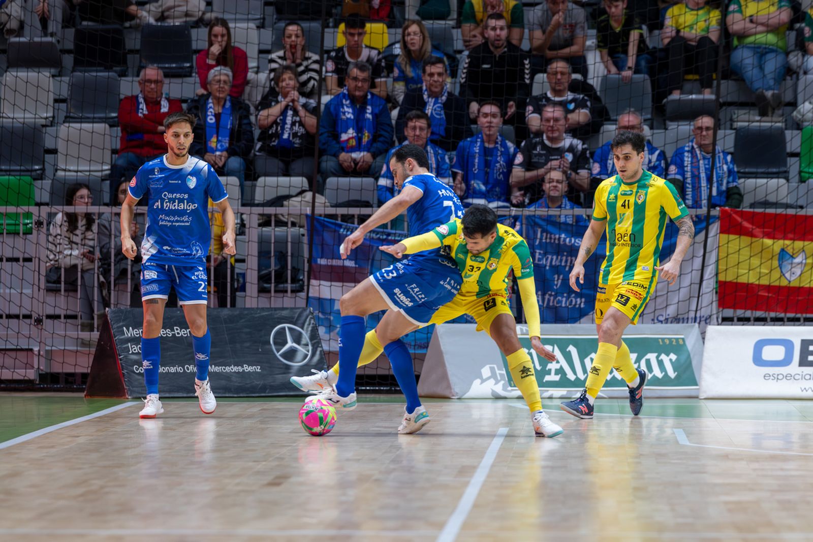 La victoria copera del Jaén FS sobre Quesos El Hidalgo Manzanares