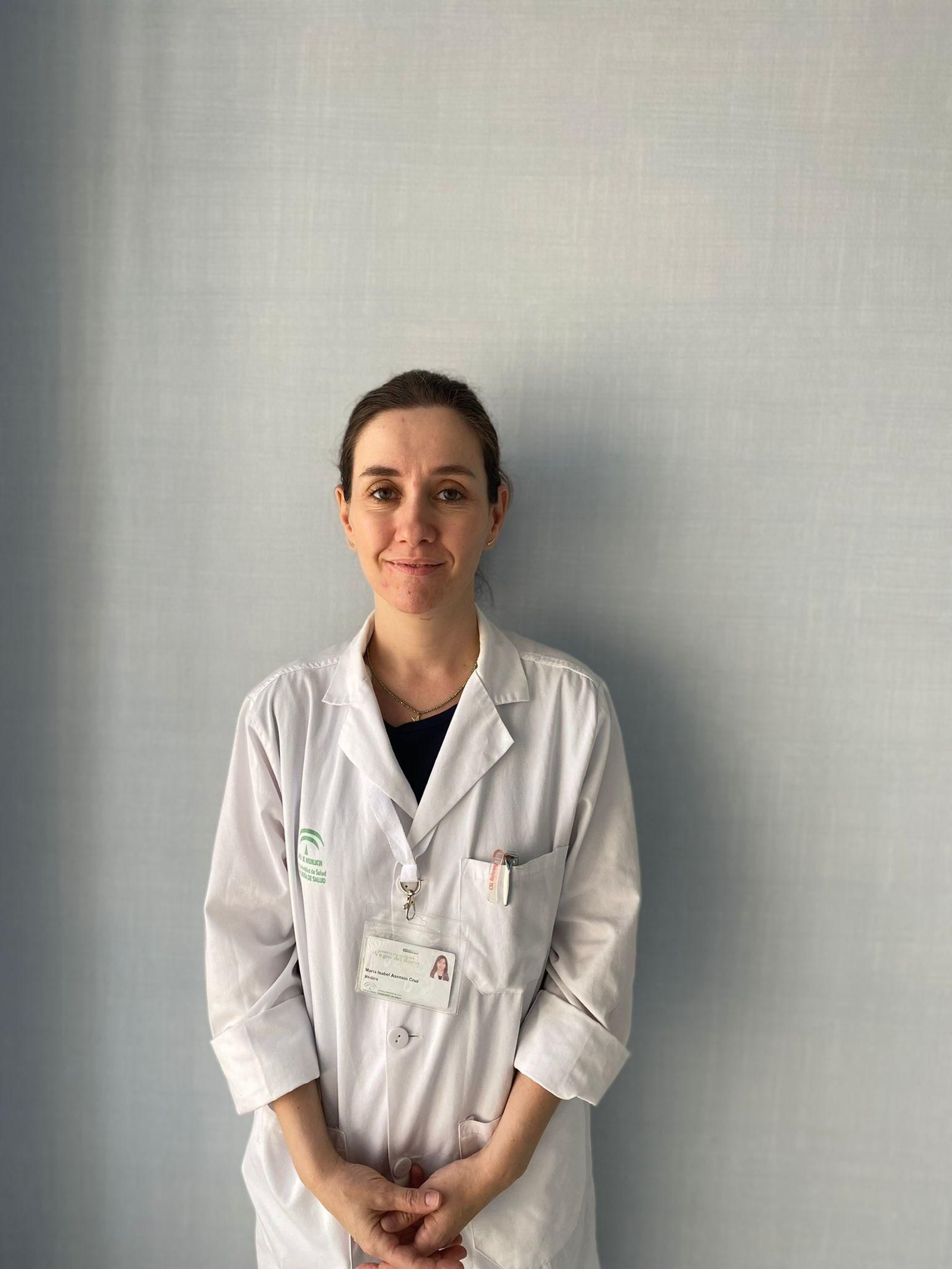 La neumóloga María Isabel Asencio.