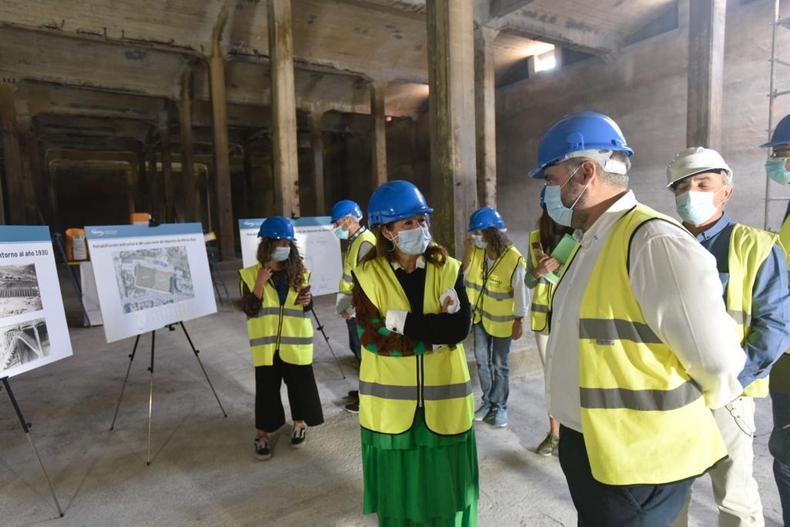 Así es el depósito de agua de Olletas, en Málaga, construido en 1930