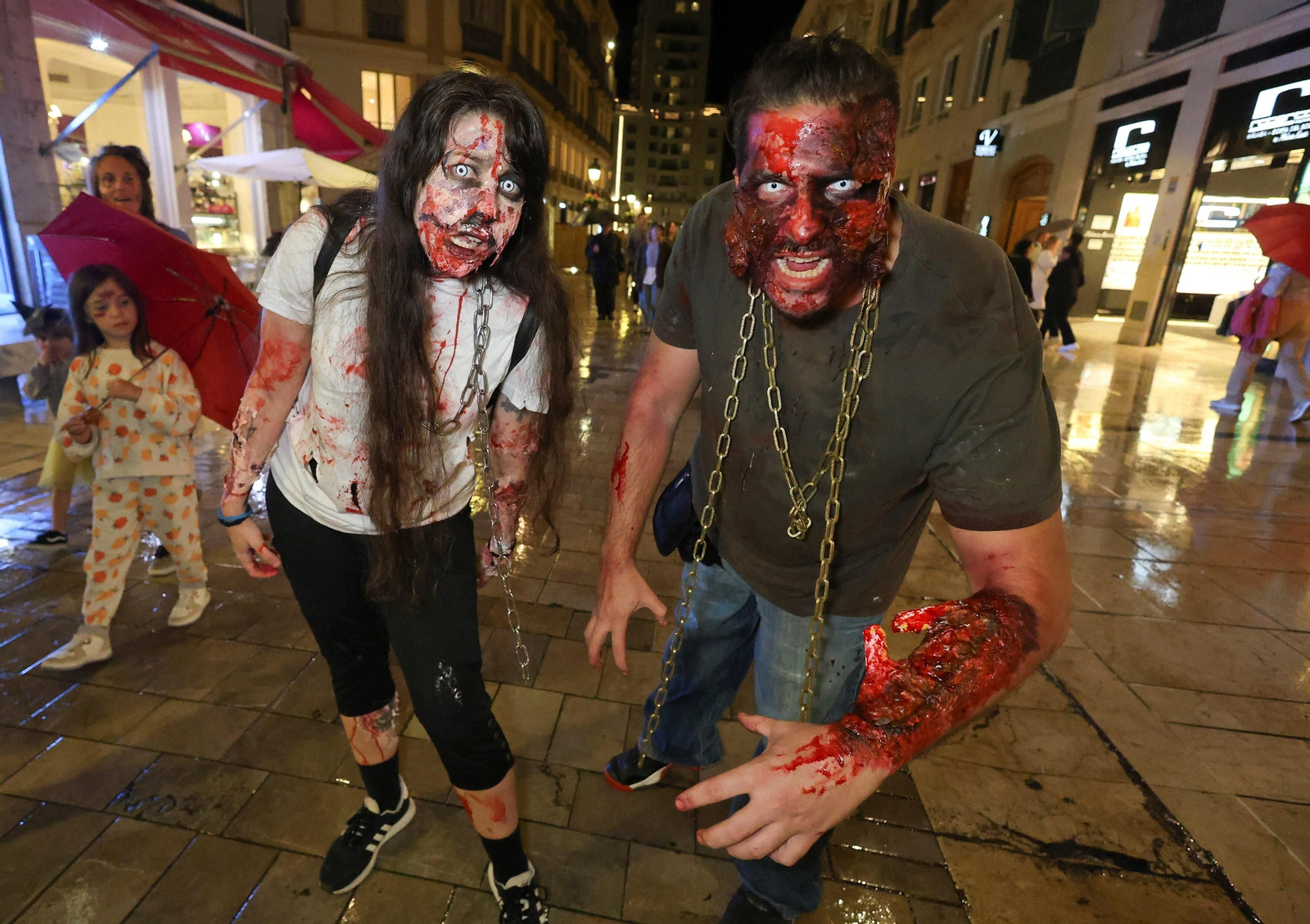 Las fotos de Halloween 2023 en Málaga: Una noche de lo más terrorífica
