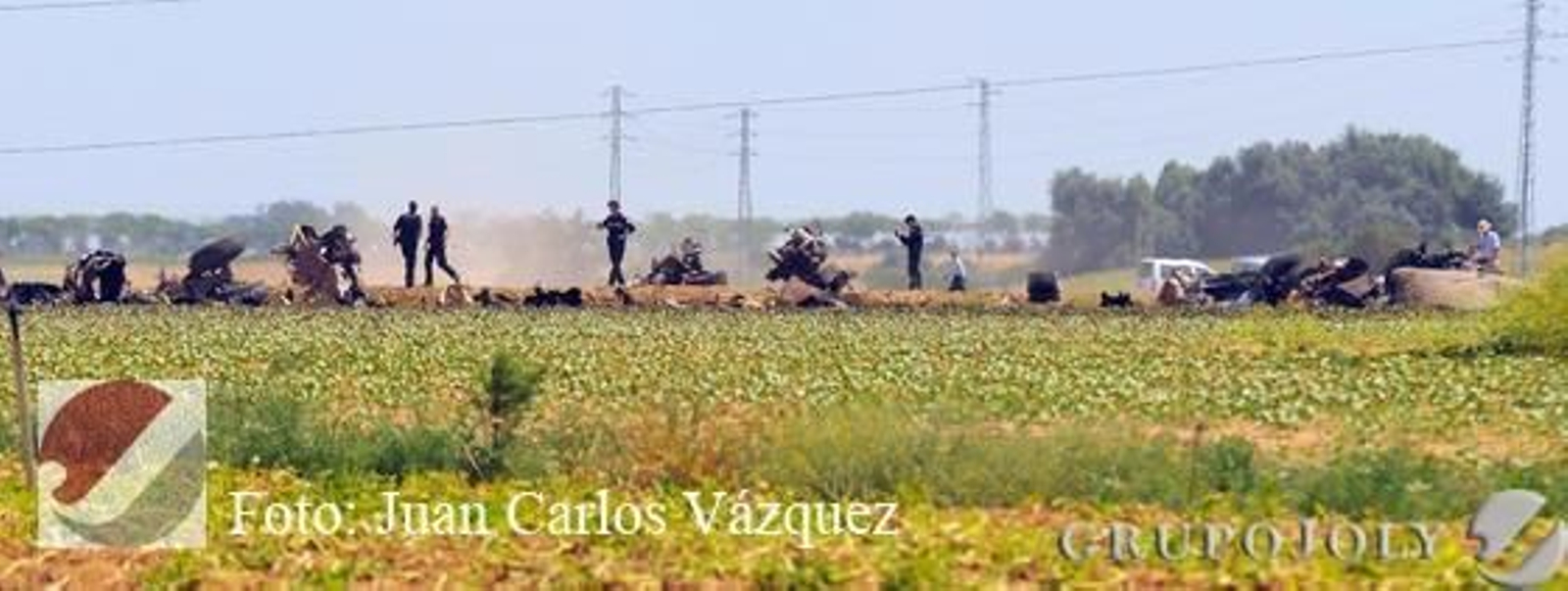 Las imágenes del accidente del A400M