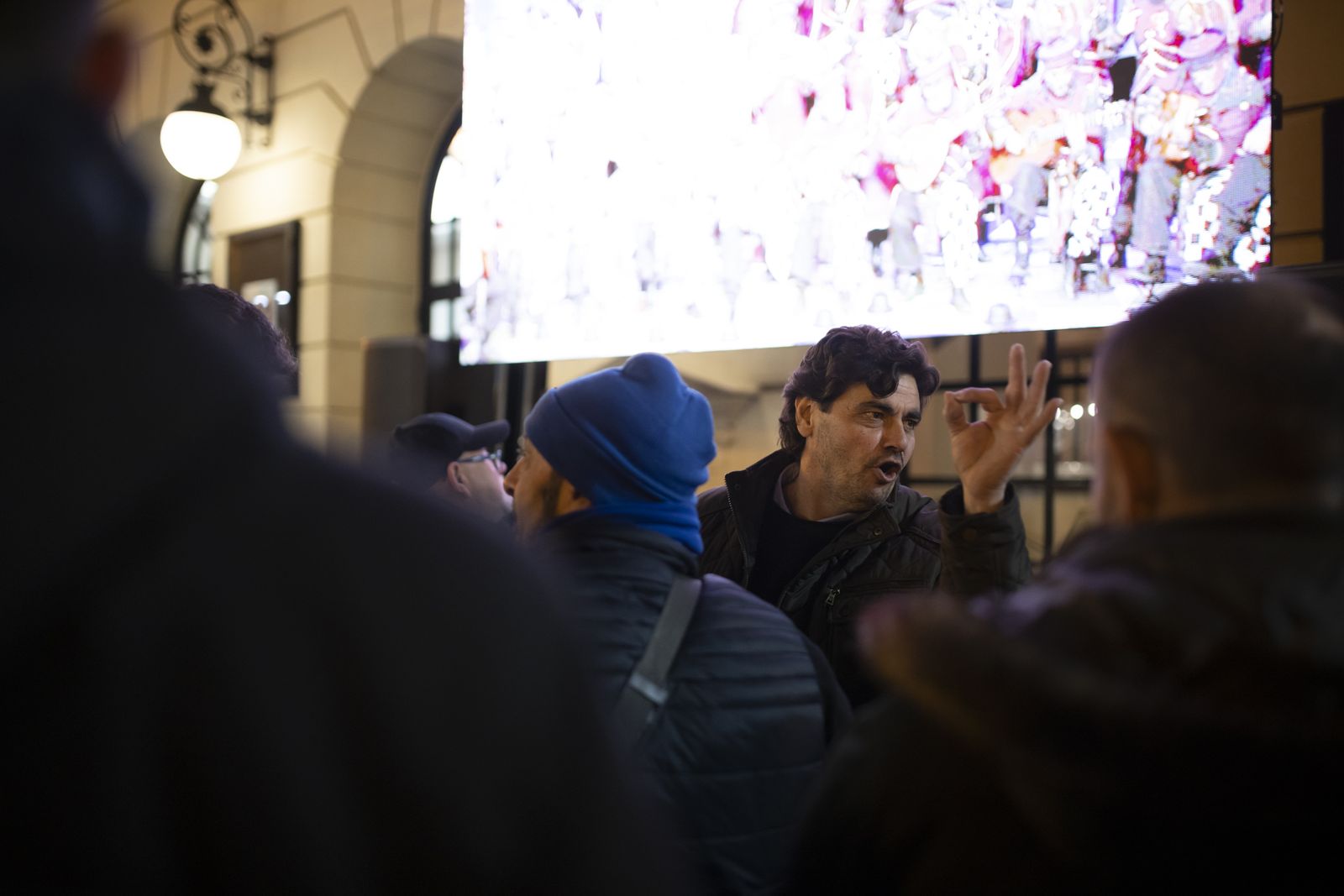 Ambiente en la final  del Carnaval Colombino