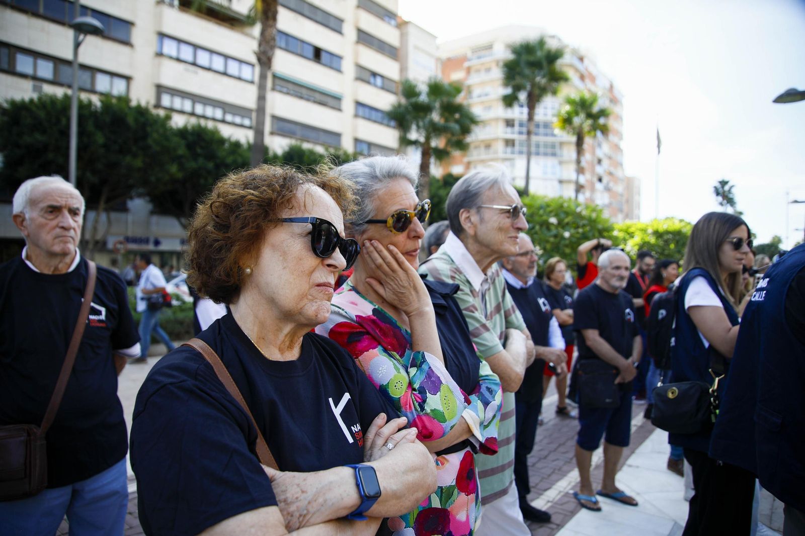 Imágenes de la campaña "Camino de Santiago" para celebrar el día de las personas sin hogar en Almería