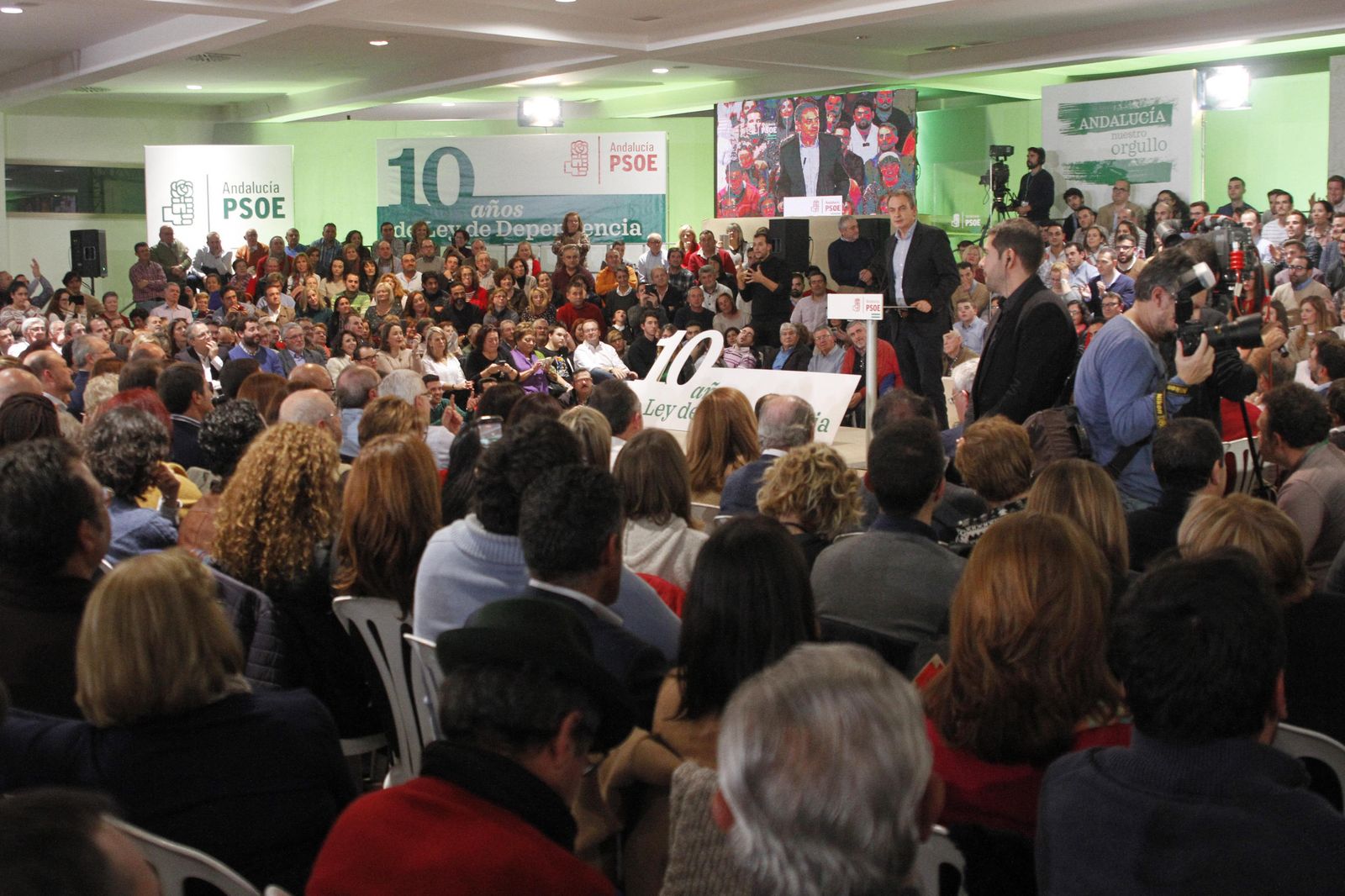 Susana Díaz y Zapatero, juntos en Jaén