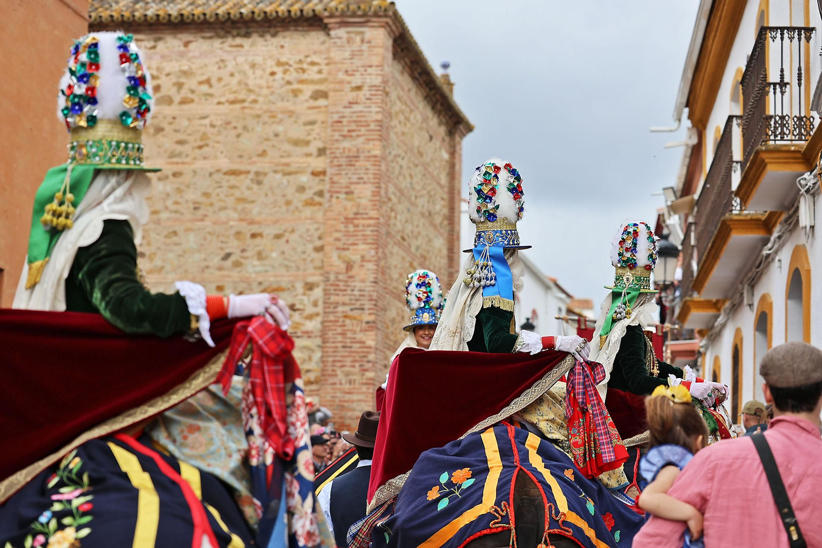 Las imágenes de la romería de San Benito Abad en el Cerro del Andévalo de Huelva