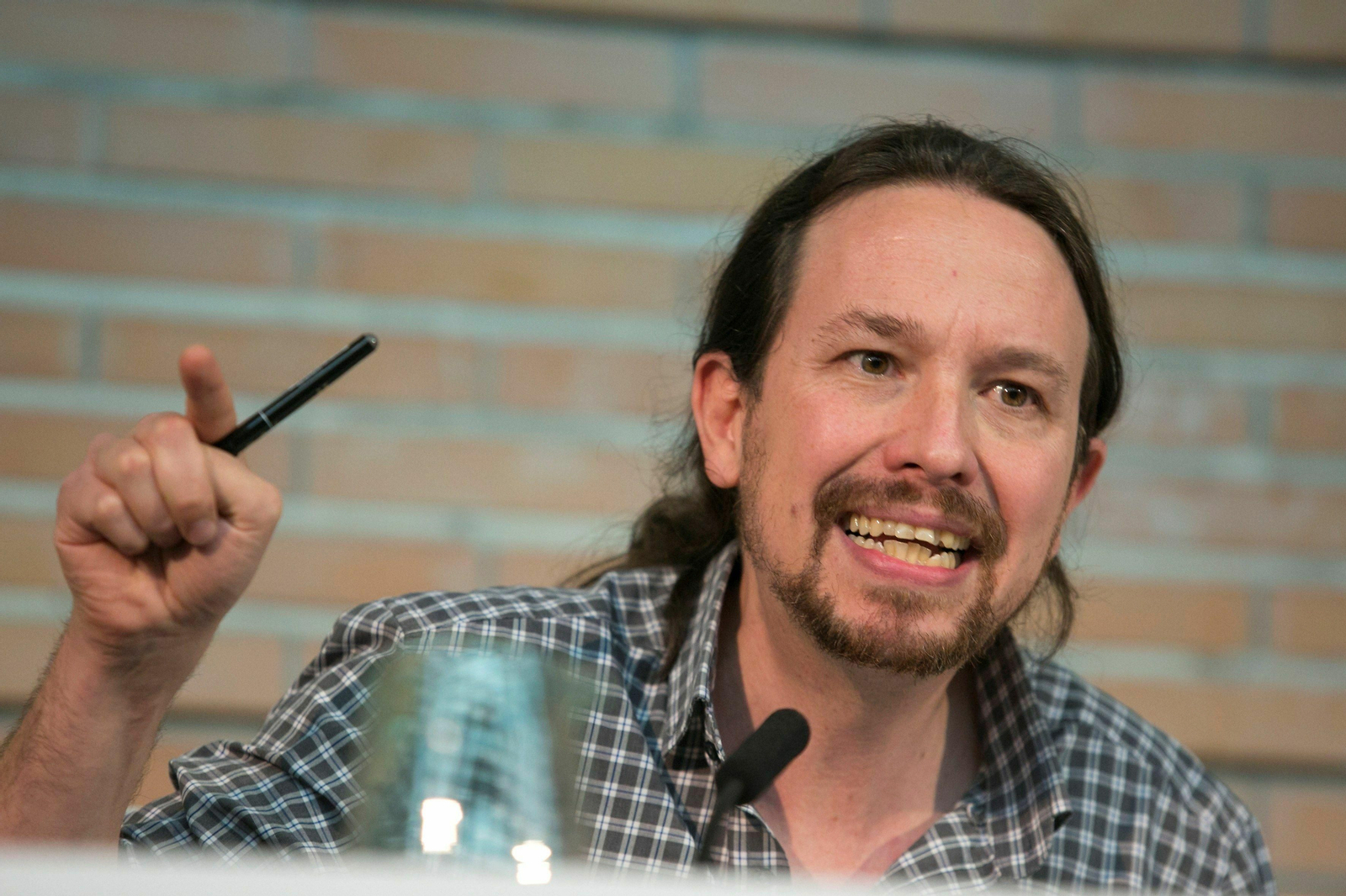 Pablo Iglesias en el acto de Málaga.