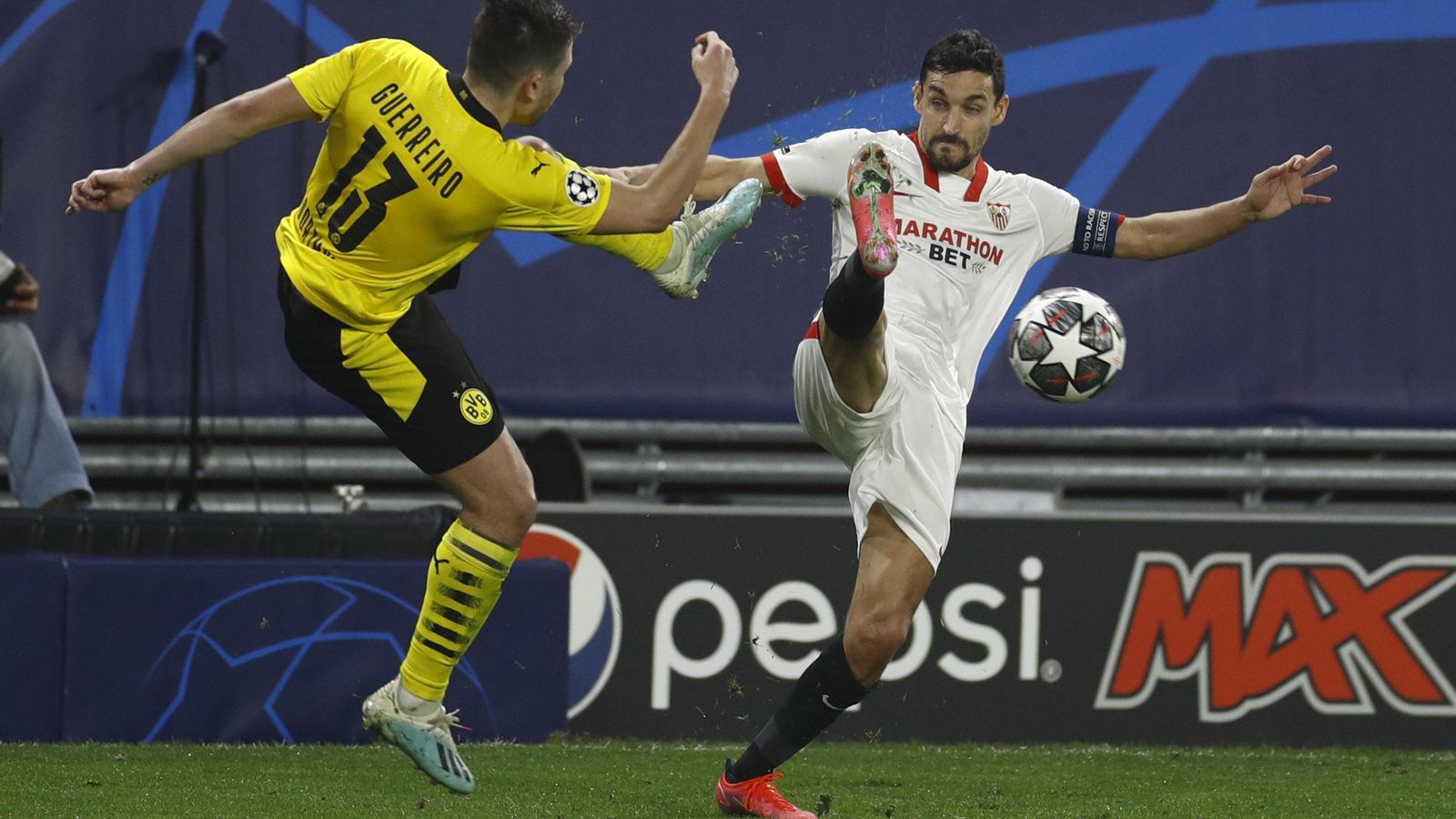 Las imágenes del Sevilla-Borussia Dortmund de Champions