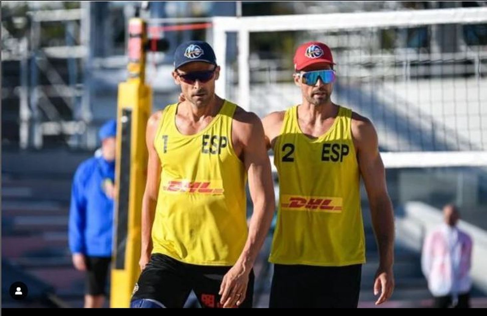 Herrera y Gavira, durante un torneo