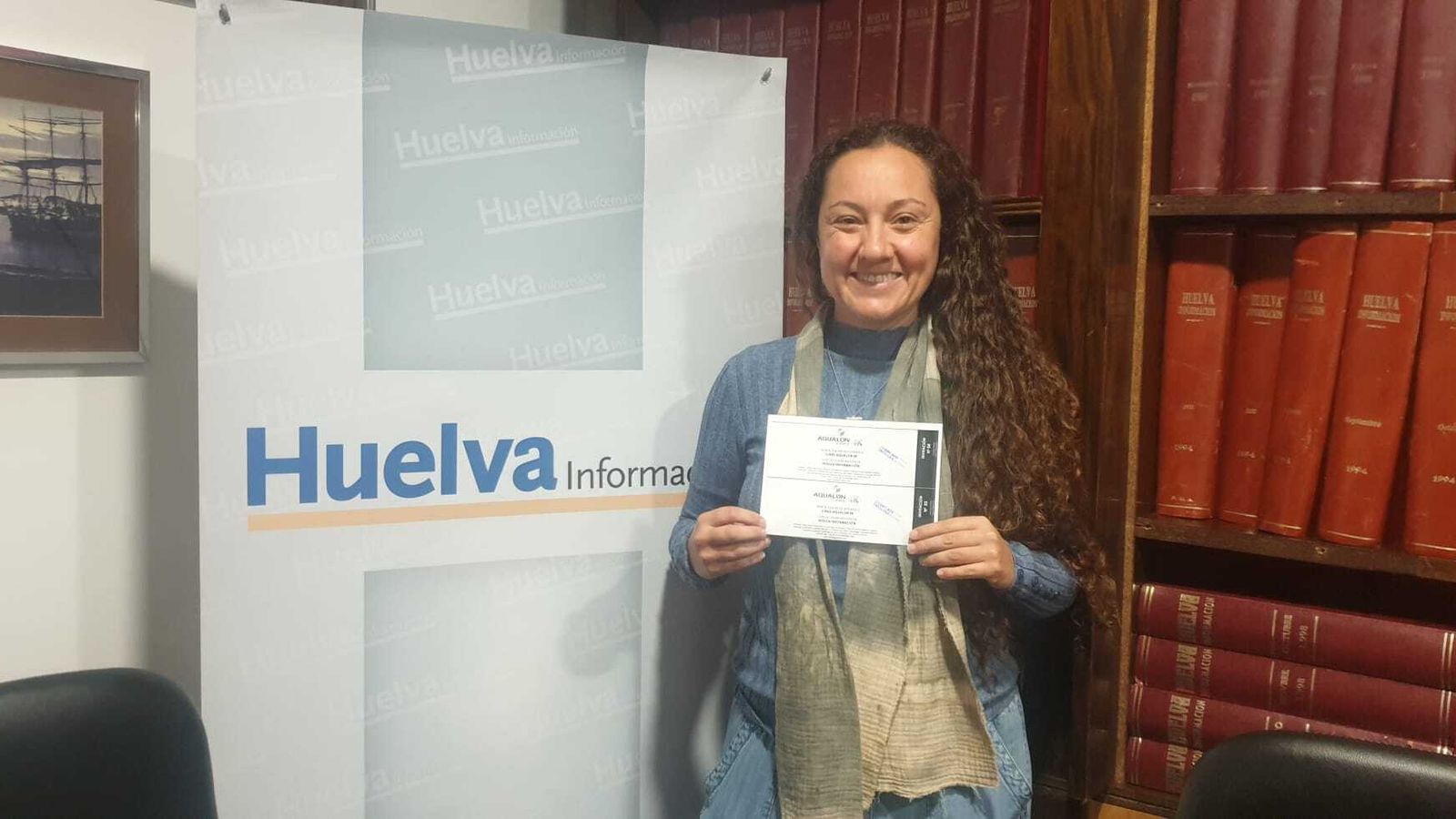 Celia María Muñiz Vázquez, una de las ganadoras del pasado sorteo