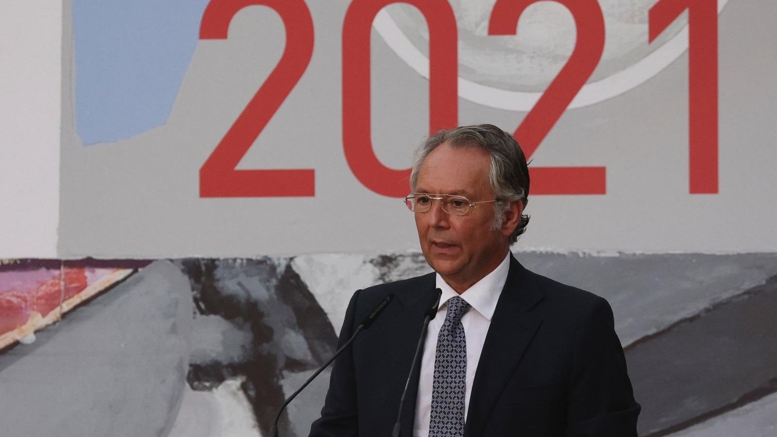 El presidente de Grupo Joly, José Joly Martínez de Salazar, durante su intervención en el Anuario.