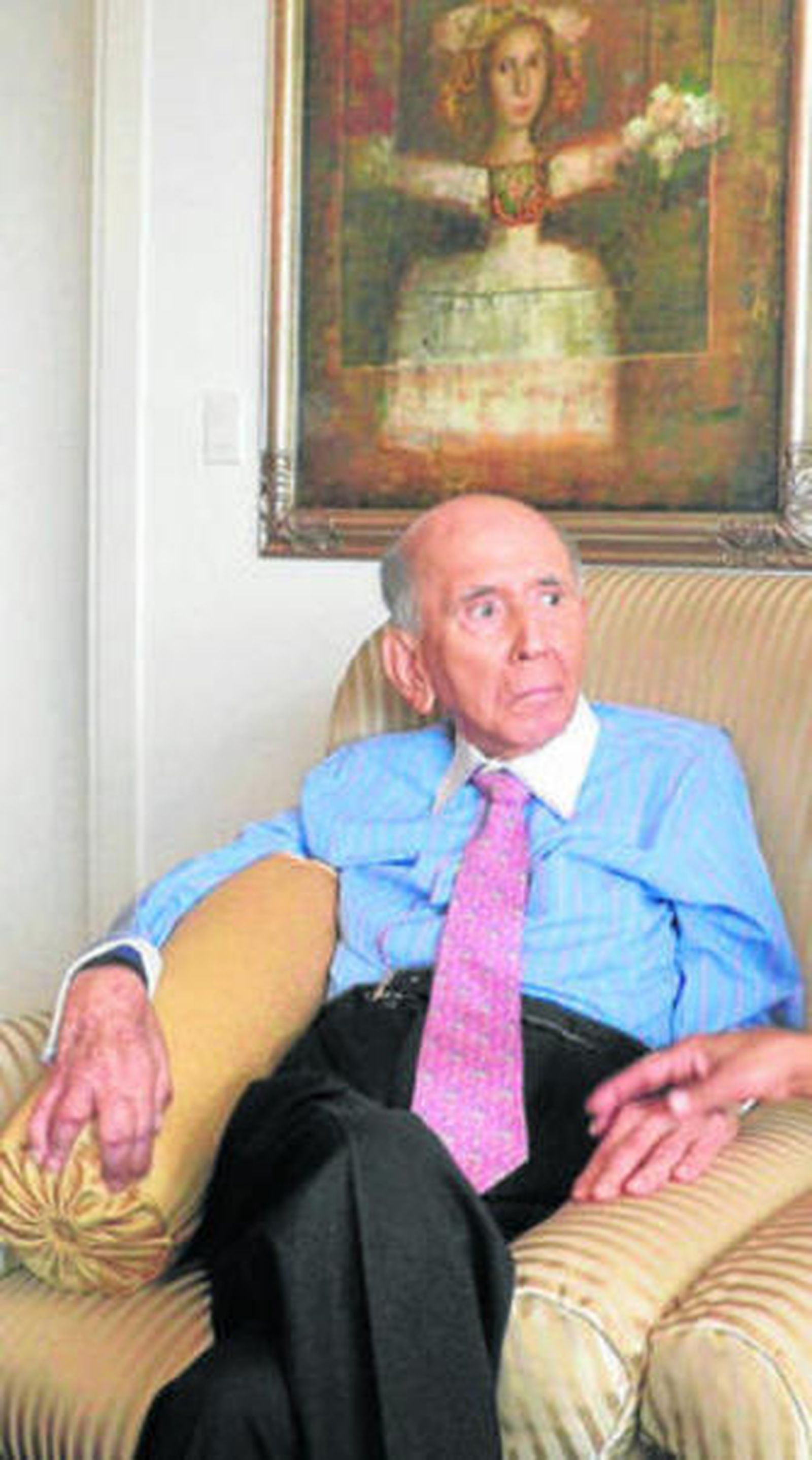 Carlos Andrés Pérez, en su casa de Miami el pasado 26 de octubre.