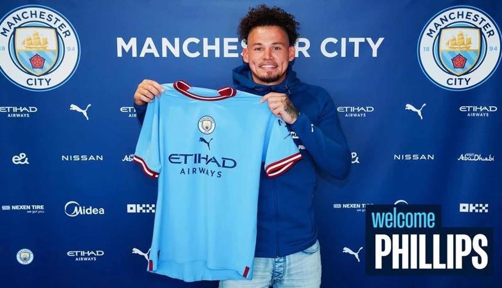 Kalvin Phillips  con la camiseta 'citizen'