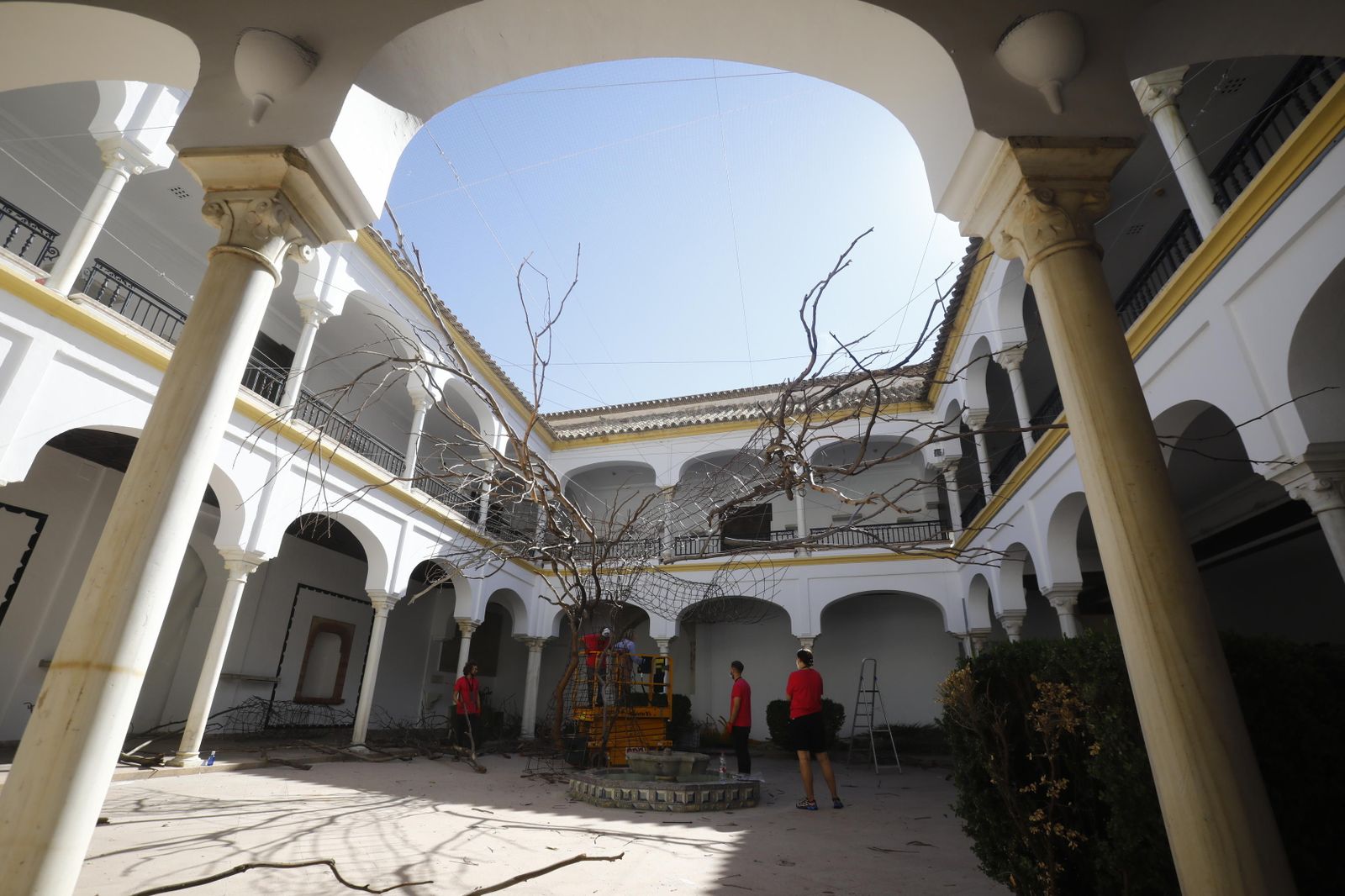 El montaje del Festival Flora, en imágenes