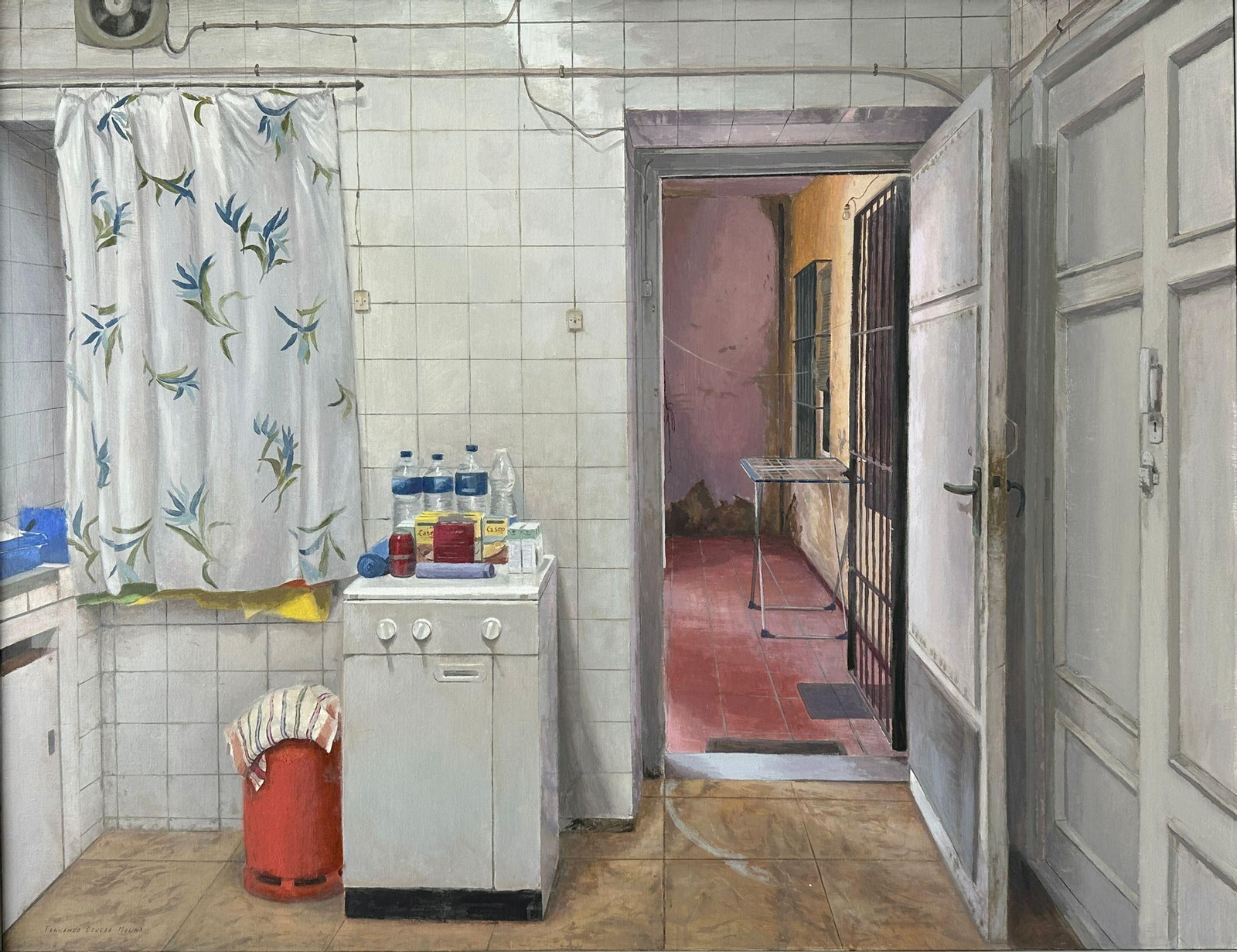 Pintura de Fernando Devesa en la muestra Andaluz.es