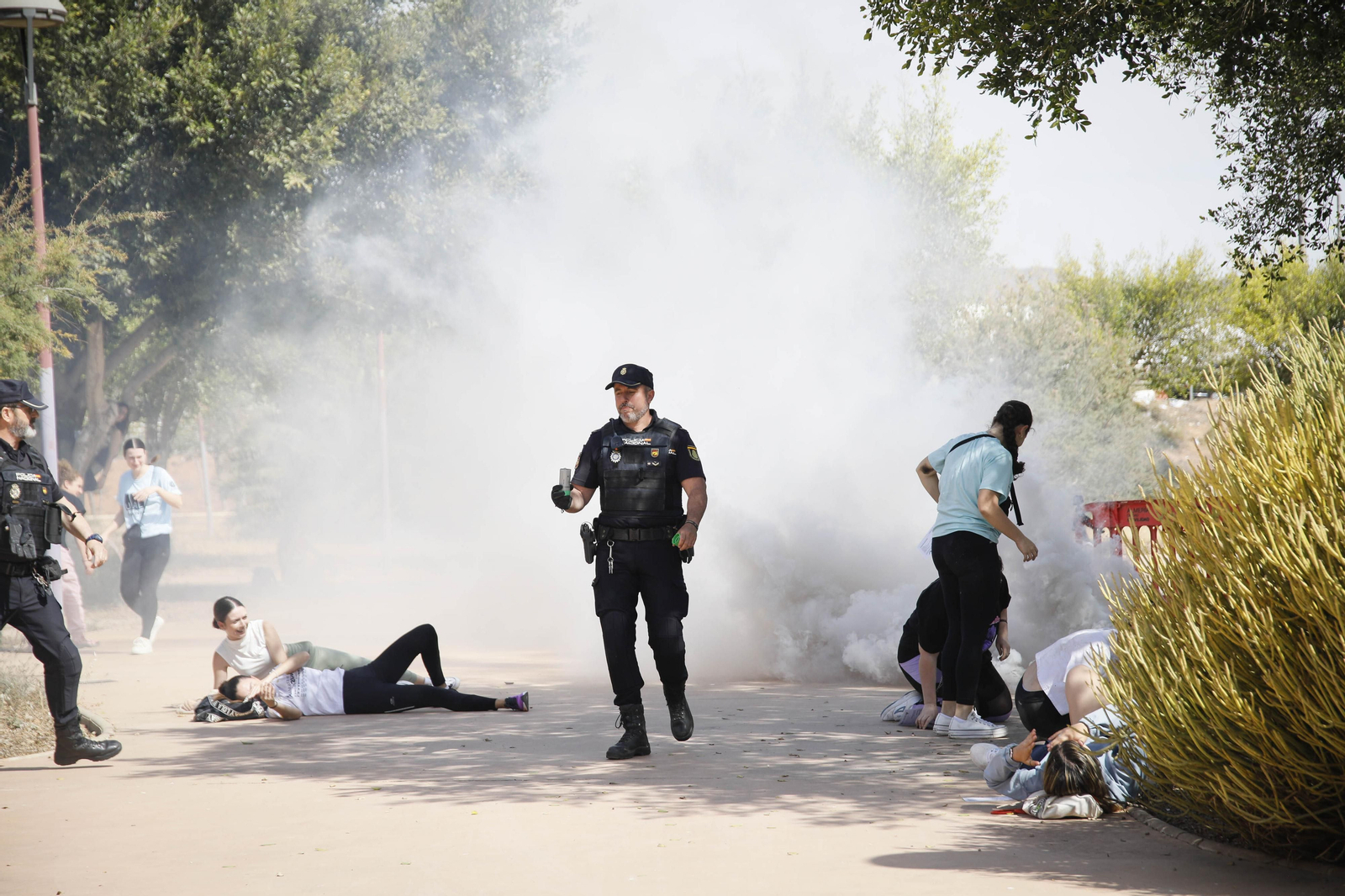 Las mejores imágenes del simulacro emergencias 061