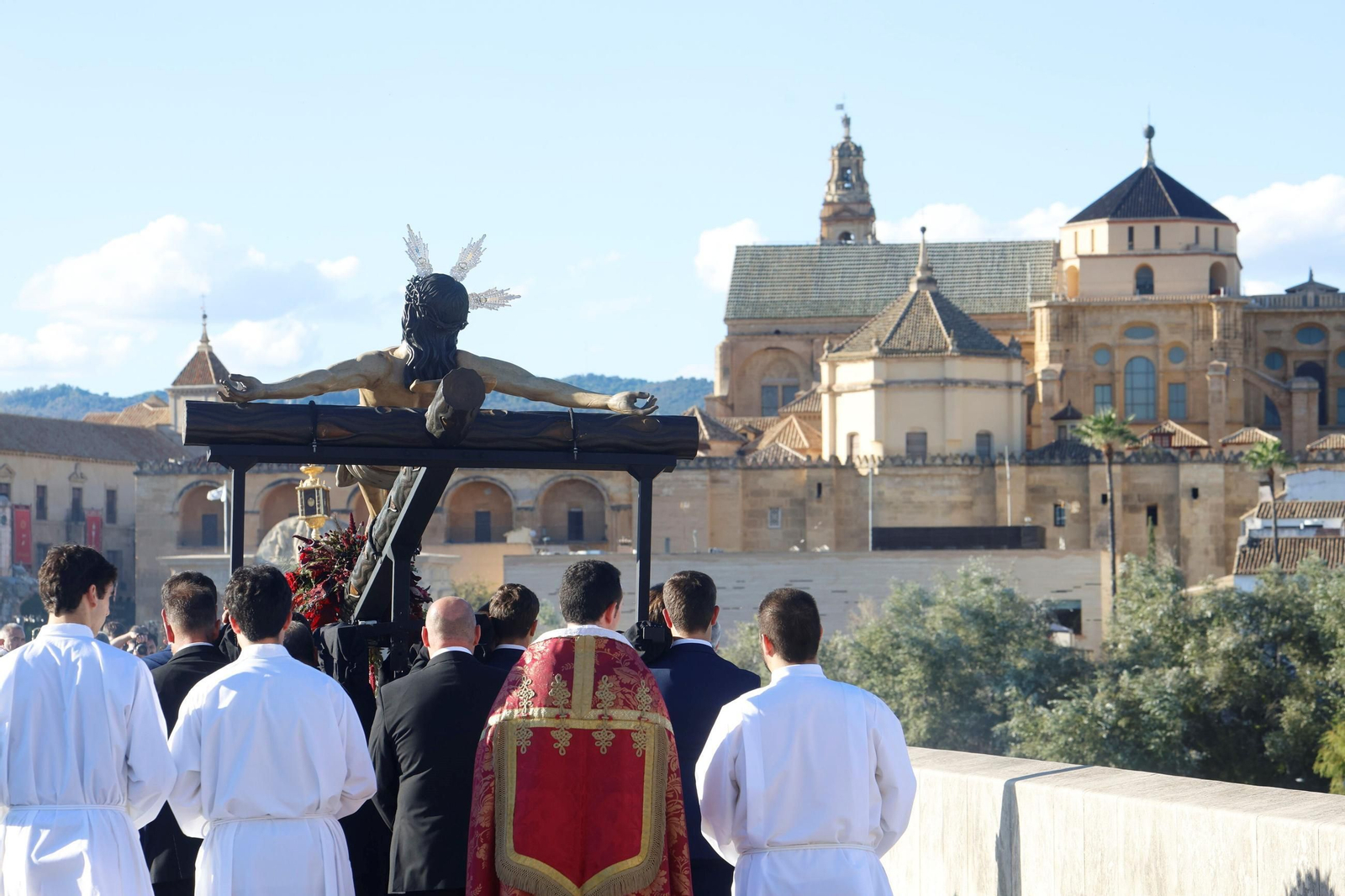 Santísimo Cristo de la Caridad de Pozoblanco, en el Magno Vía Crucis de Córdoba
