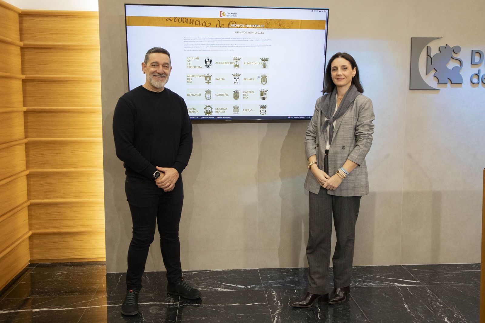 José Roldán y Marta Siles.