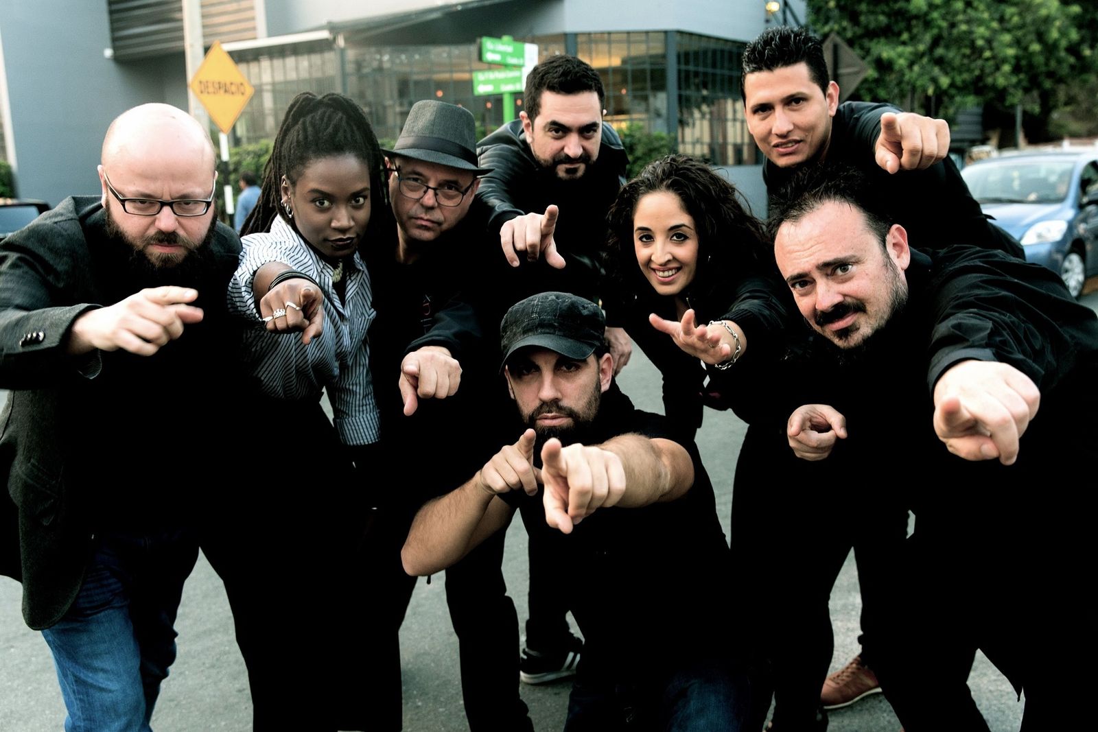 El grupo de música negra PATAX