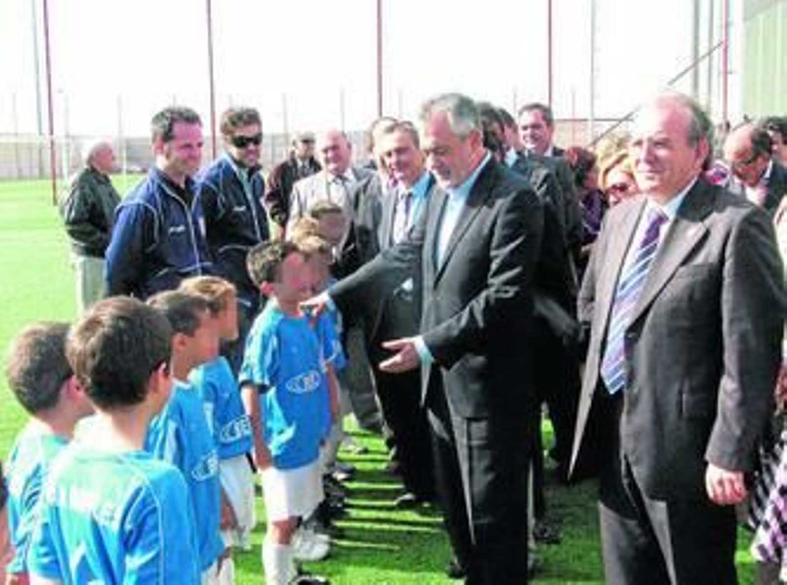 José Antonio Griñán, ayer, en la Ciudad Deportiva de Vícar (Almería).