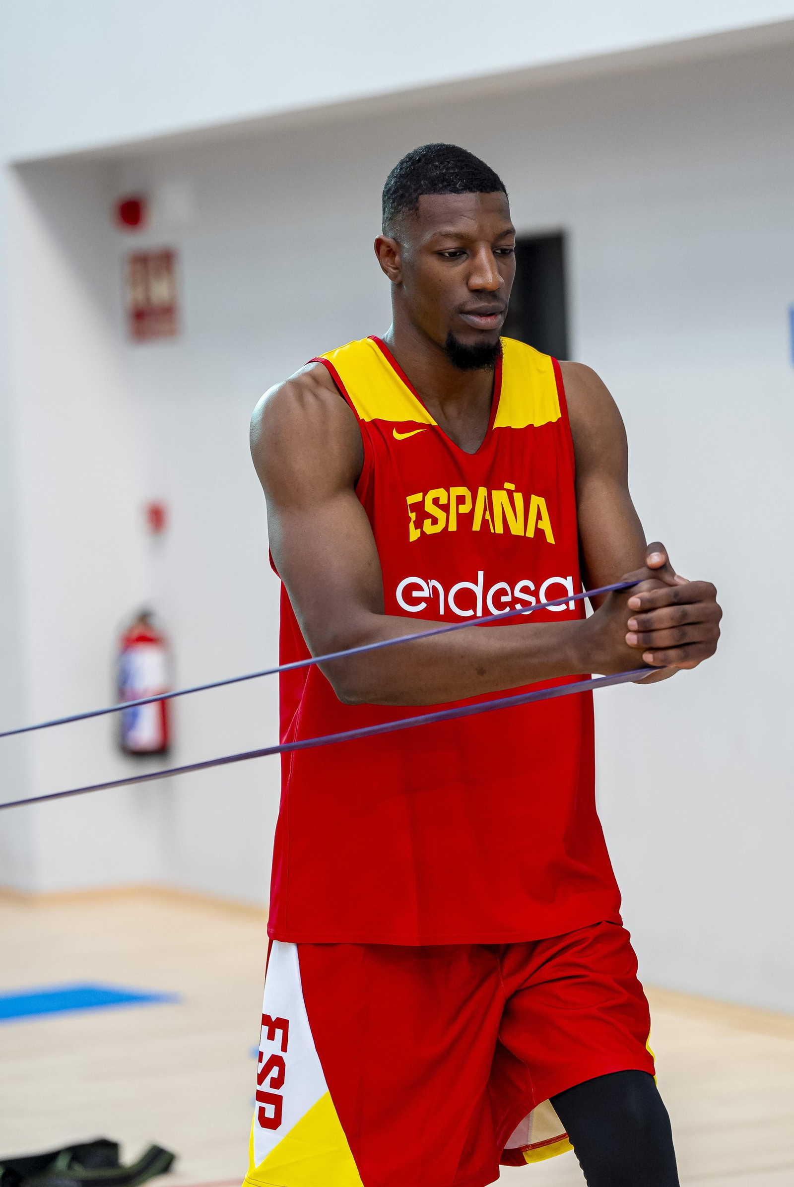 España vuelve a trabajar en Madrid con Alberto Díaz y Yankuba Sima España vuelve a trabajar en Madrid con Alberto Díaz y Yankuba Sima