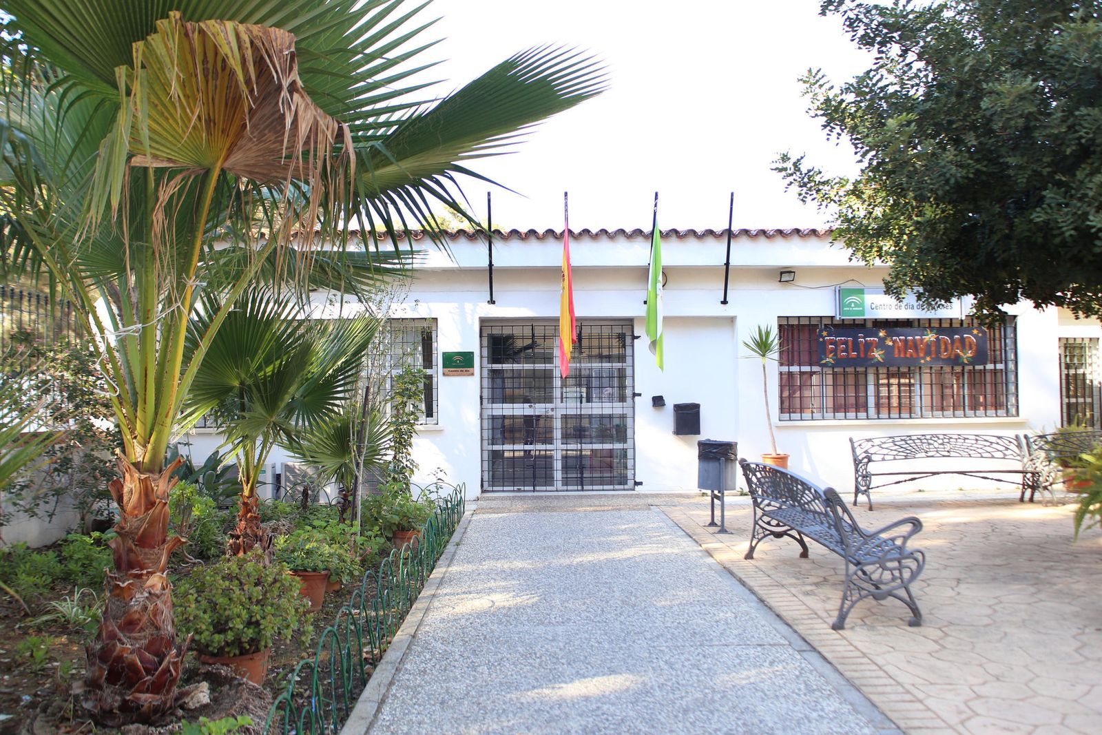 Centro de mayores San Antonio, donde se entregaron las comidas.