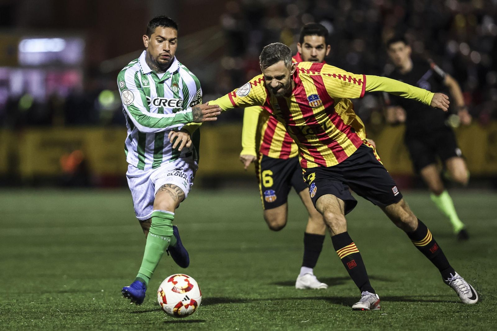 Las fotos del Sant Andreu - Betis de Copa del Rey