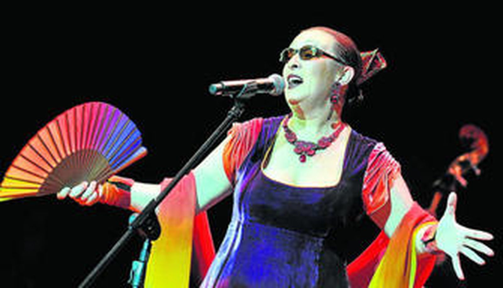 Imagen de un concierto de Martirio.