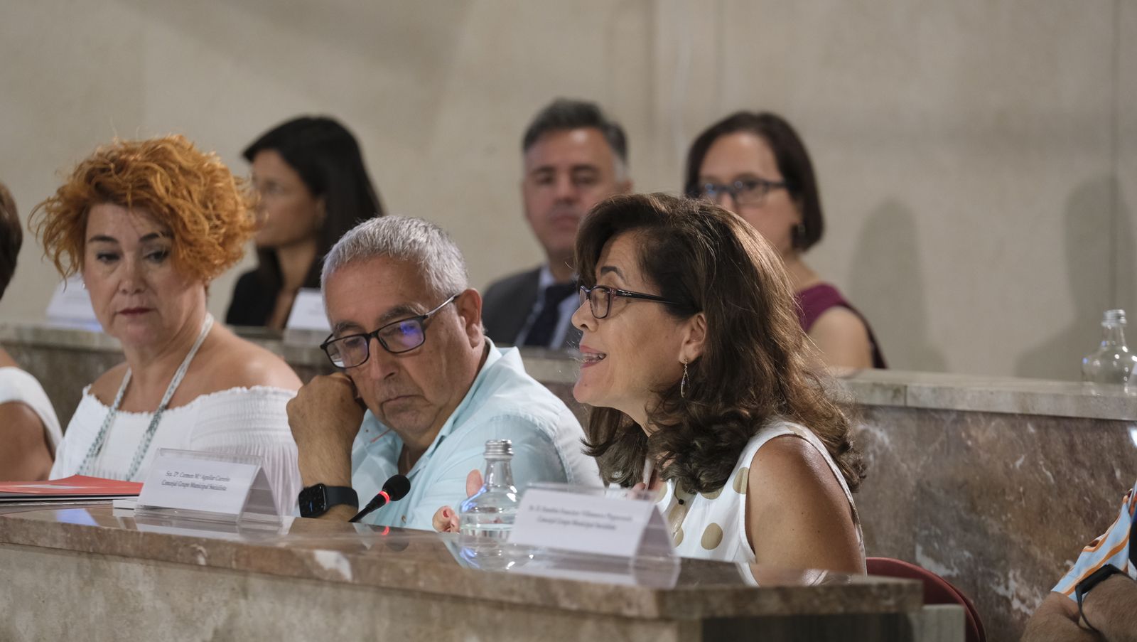 Imágenes del pleno ordinario del Ayuntamiento de Almería