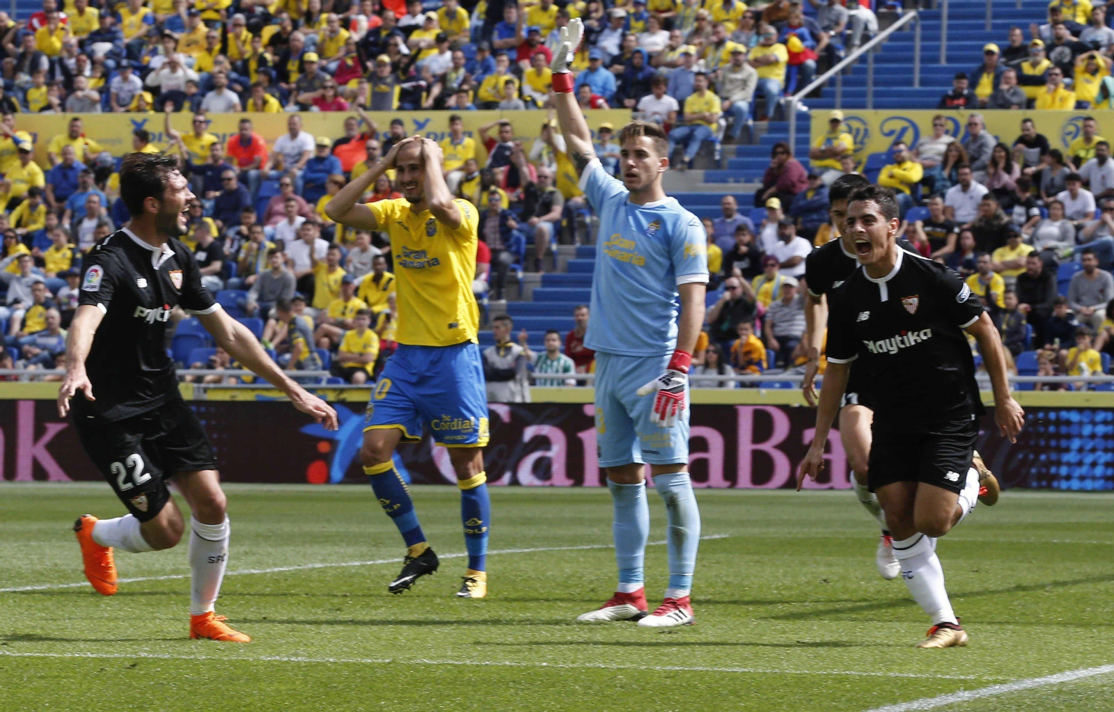 Las imágenes del Las Palmas-Sevilla