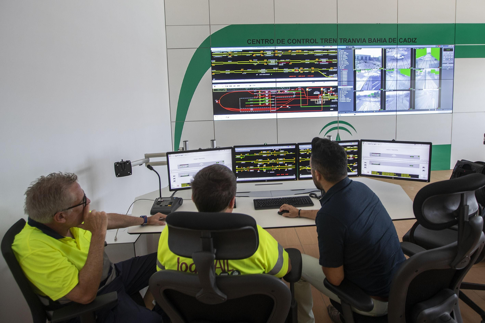 El tranvía de la Bahía, en imágenes