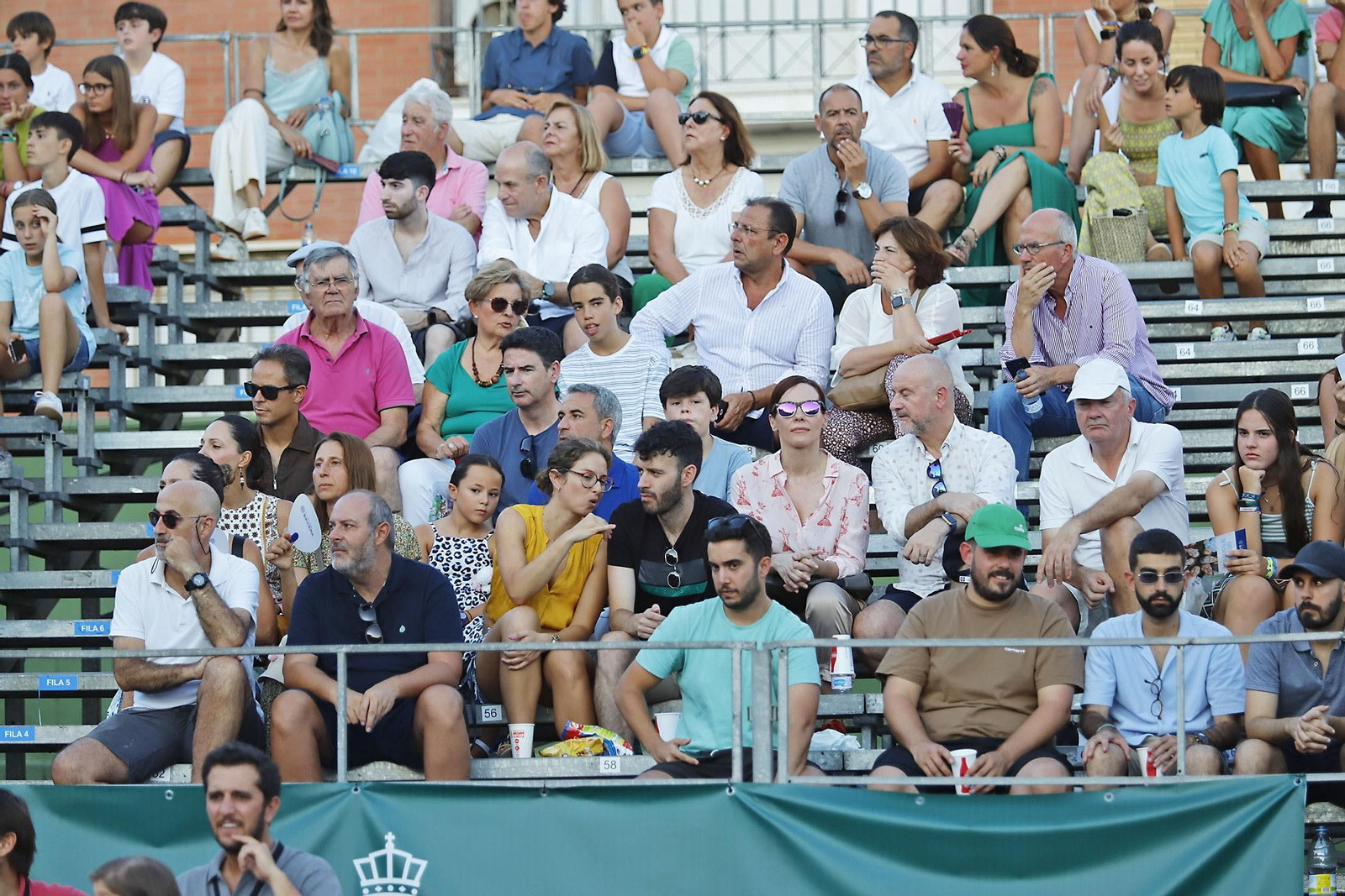Imágenes del ambiente en la final femenina de la Copa del Rey de tenis de Huelva