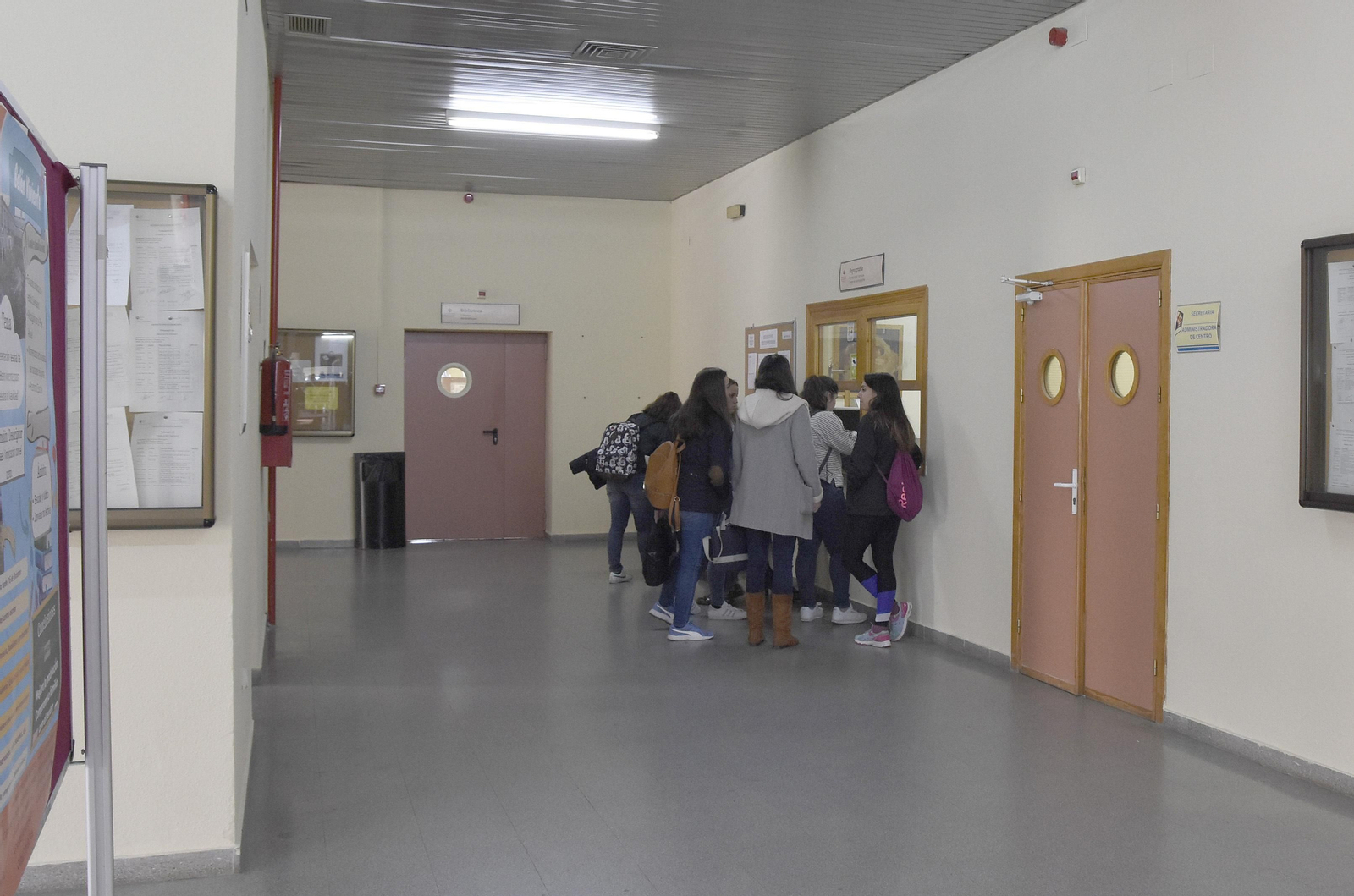 Alumnado de la Facultad de Ciencias de la Educación de la UCO antes de la pandemia.