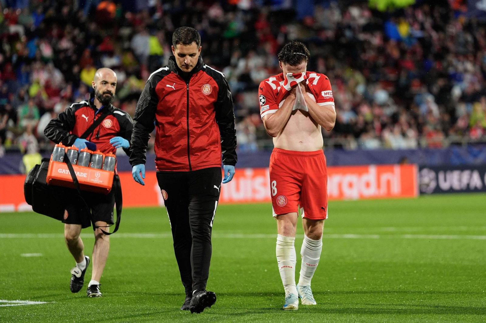 El Girona-Feyenoord de la Champions League, en fotos