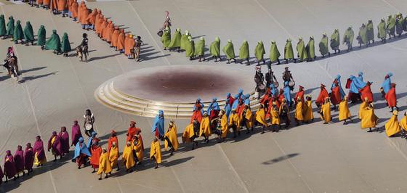 Una fiesta de música y color abre oficialmente el Mundial de Sudáfrica 2010.

Foto: Reuters