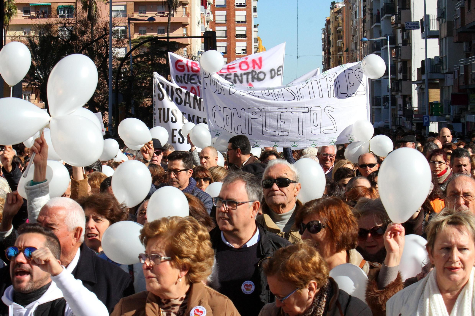 La marea blanca, en Huelva