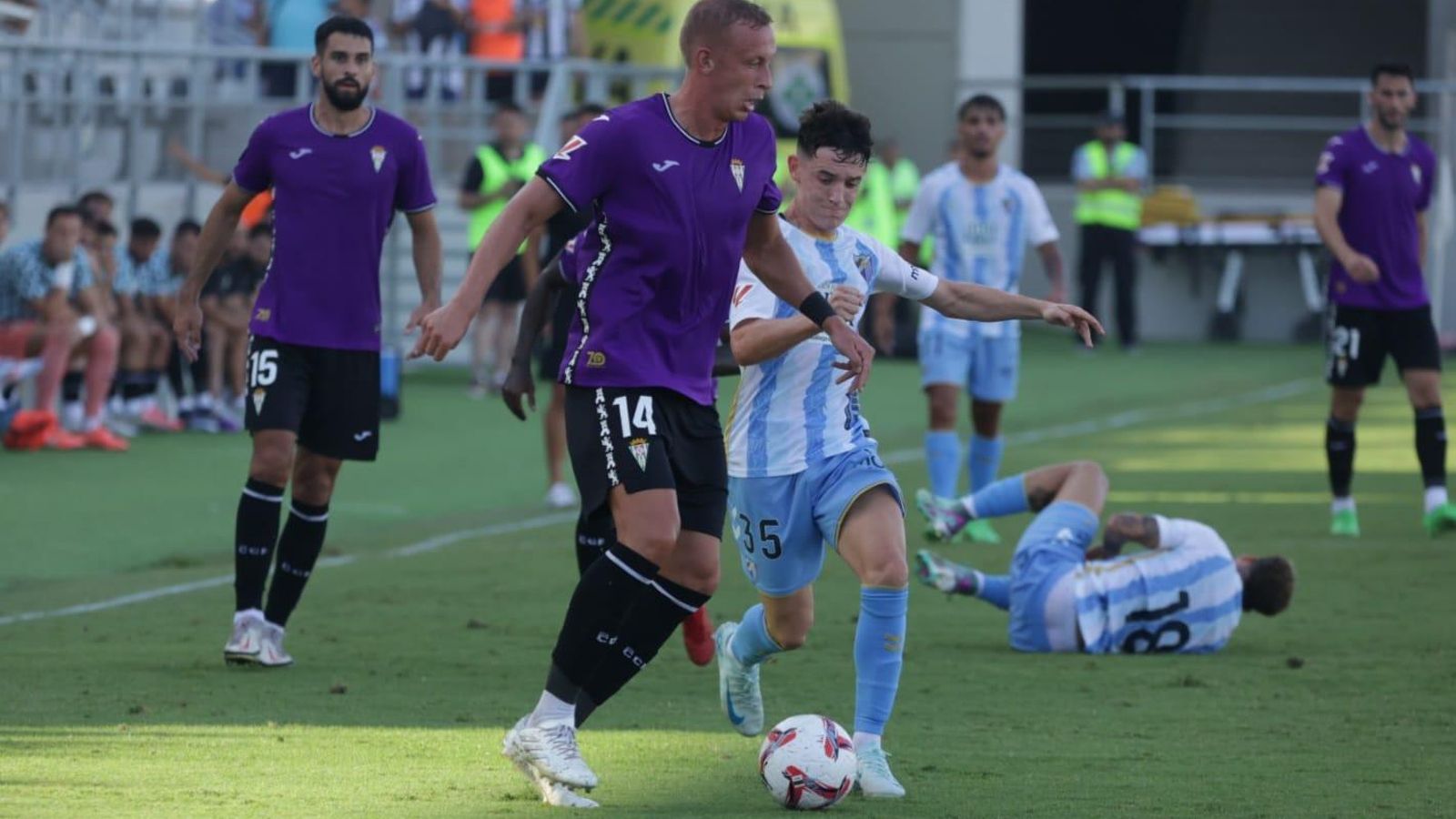 El Málaga CF - Córdoba, en fotos