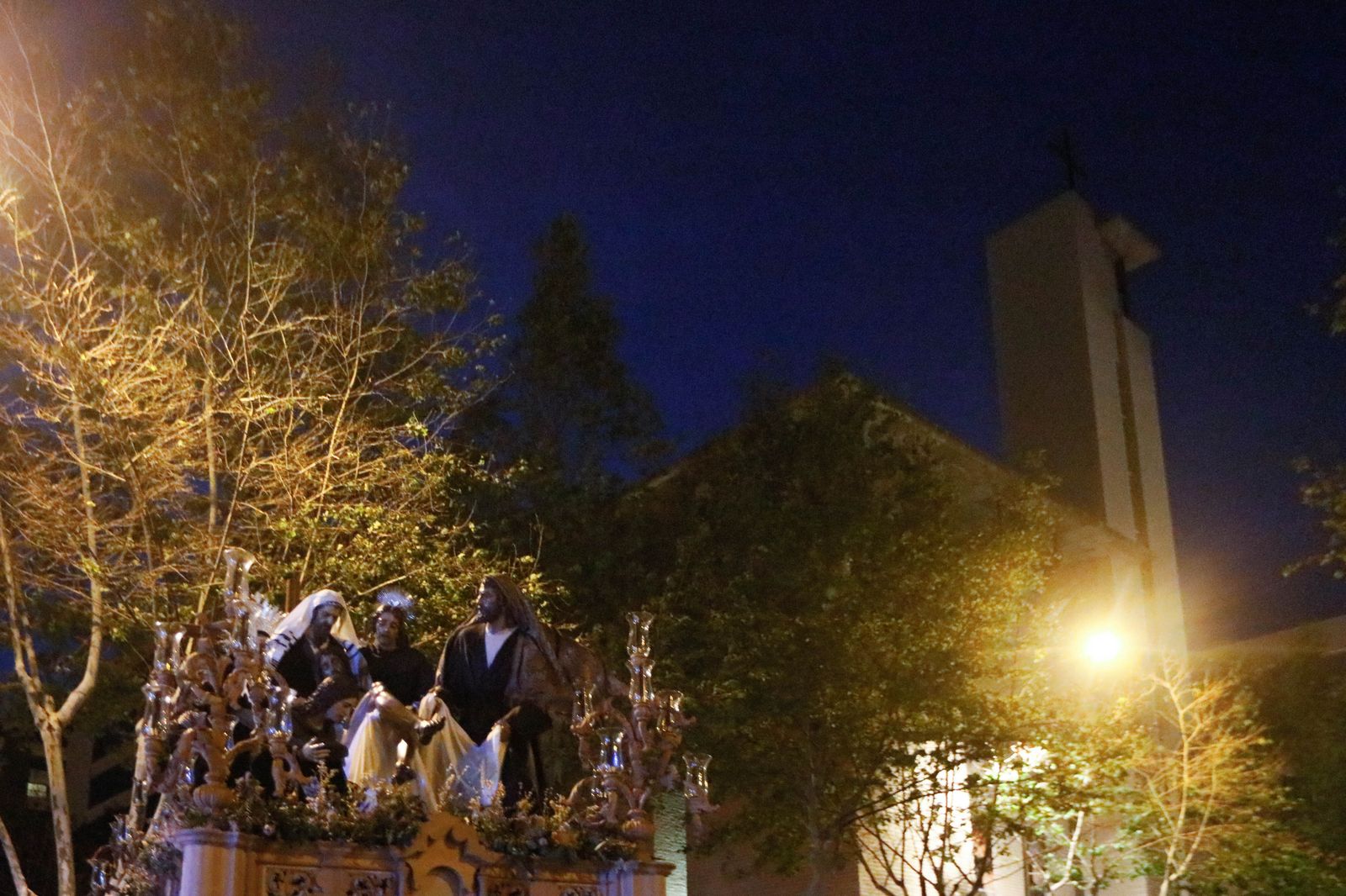 La procesión de La Caridad de Almería, en imágenes