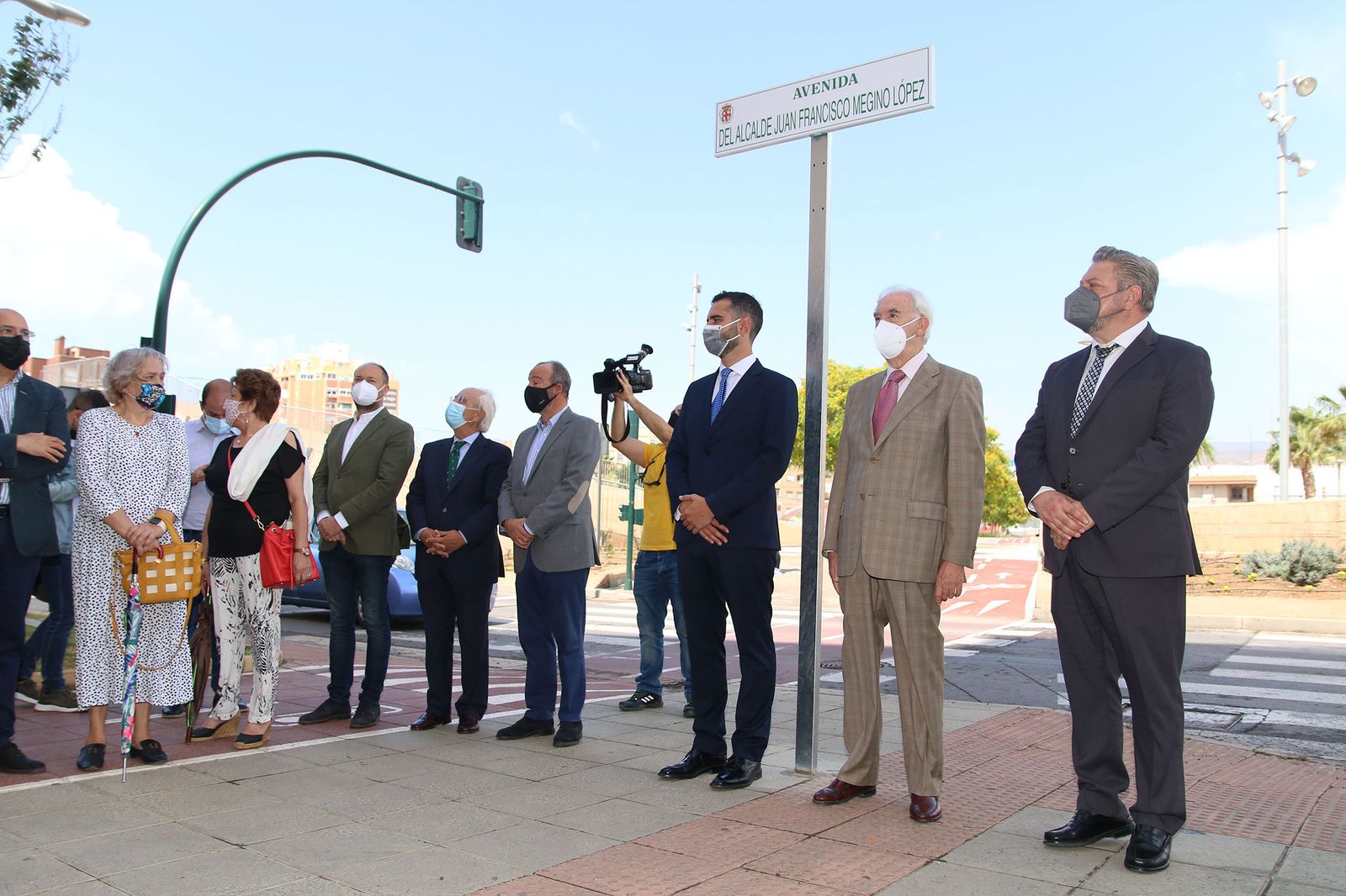 Fotogalería de la inauguración de la avenida en homenaje al exalcalde Juan Megino