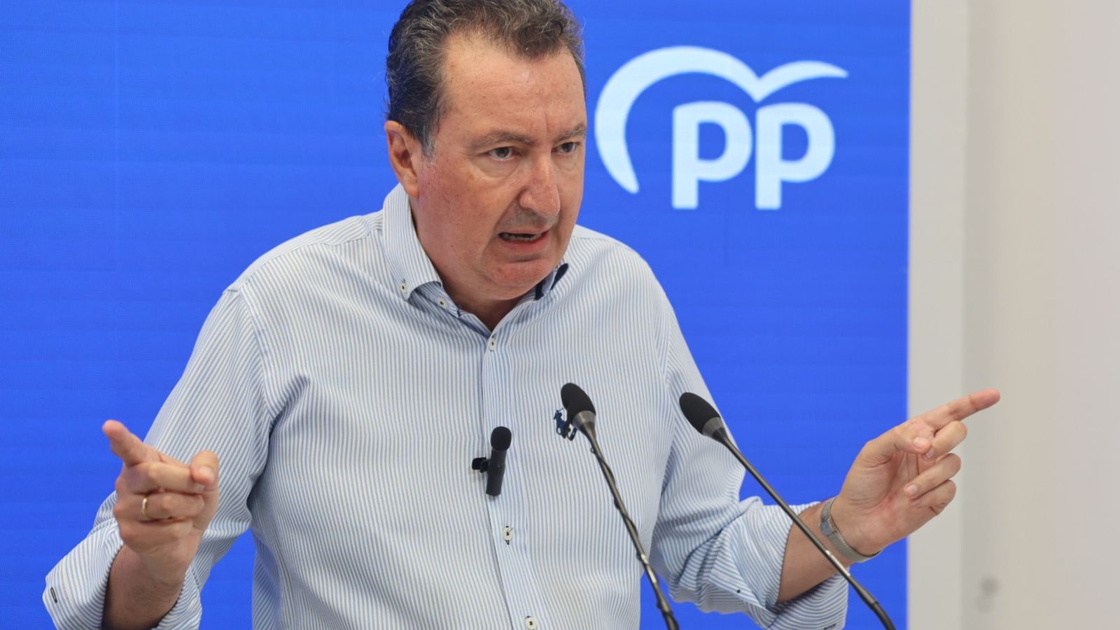 El presidente del PP de Huelva, Manuel Andrés González.