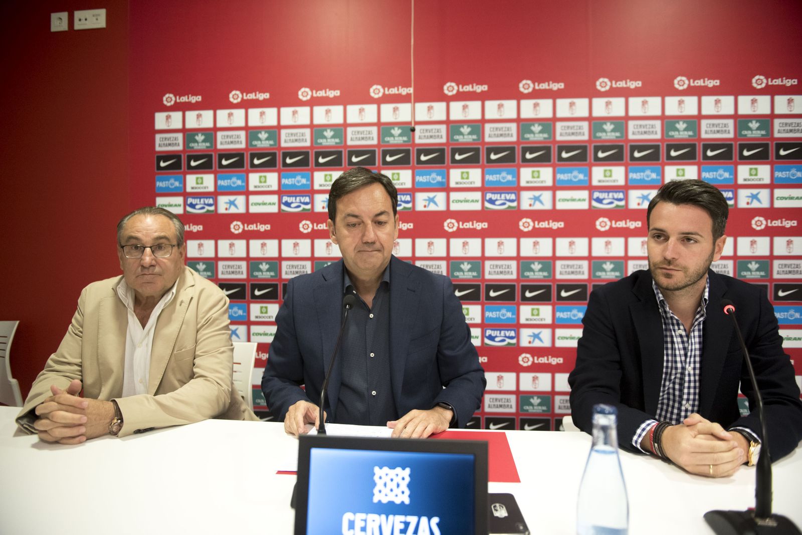 Antonio Fernández Monterrubio junto a Fran Sánchez y Pepe Macanás