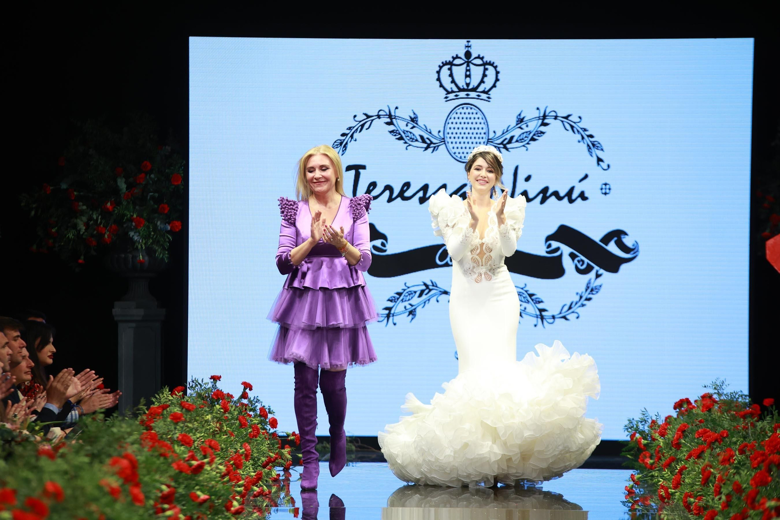 Desfile de Teresa Ninú - Atelier Nuria Chaparro en la Pasarela Flamenca Jerez Tío Pepe 2023