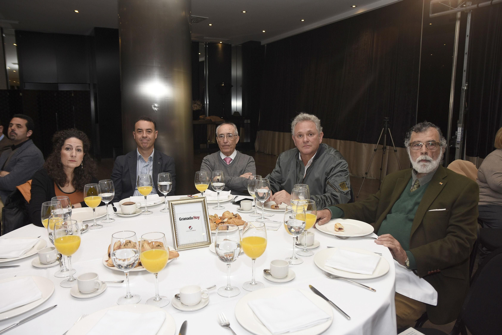 Elena Lechuga, Constantino Morera, José Javier Rodríguez, Manuel Blasco y José Miguel Pesini.