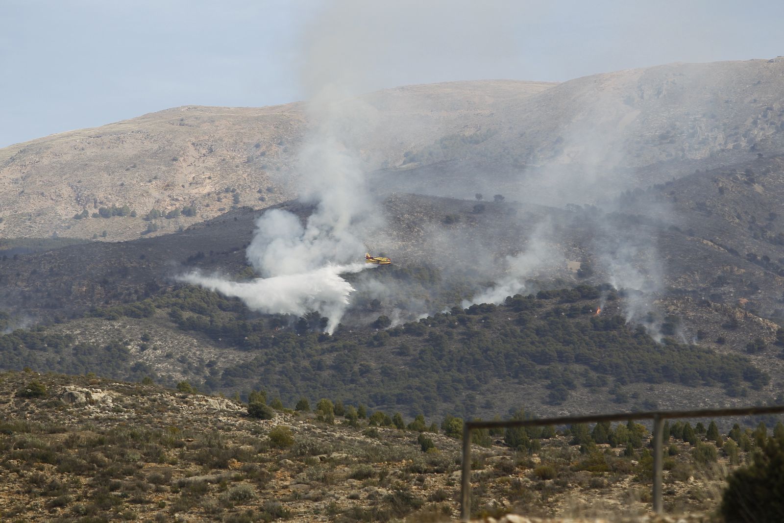 Fotogalería incendio forestal de Castala, Berja y Dalías.