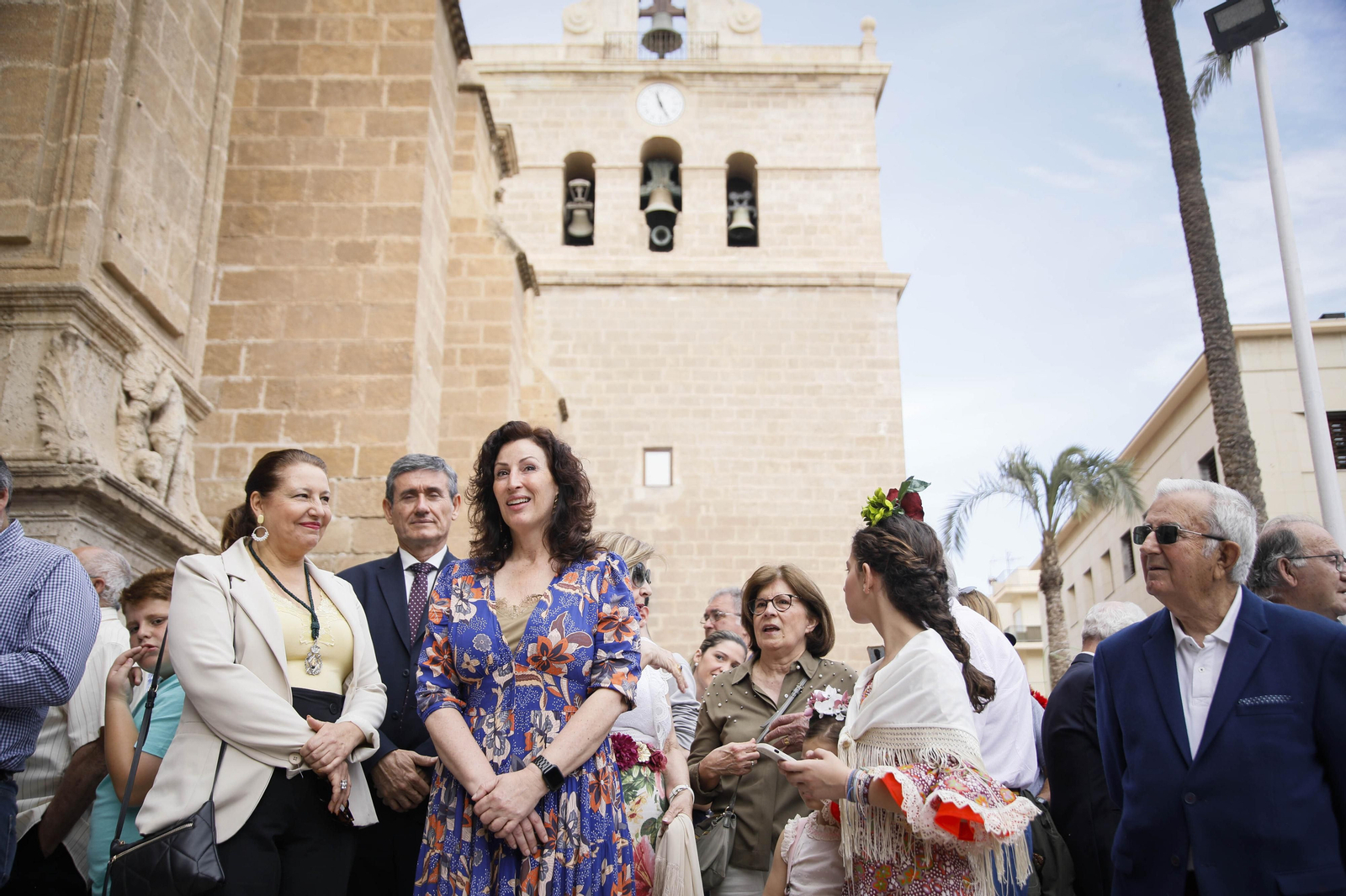 Imágenes de la salida  del Rocío desde la Catedral de Almería