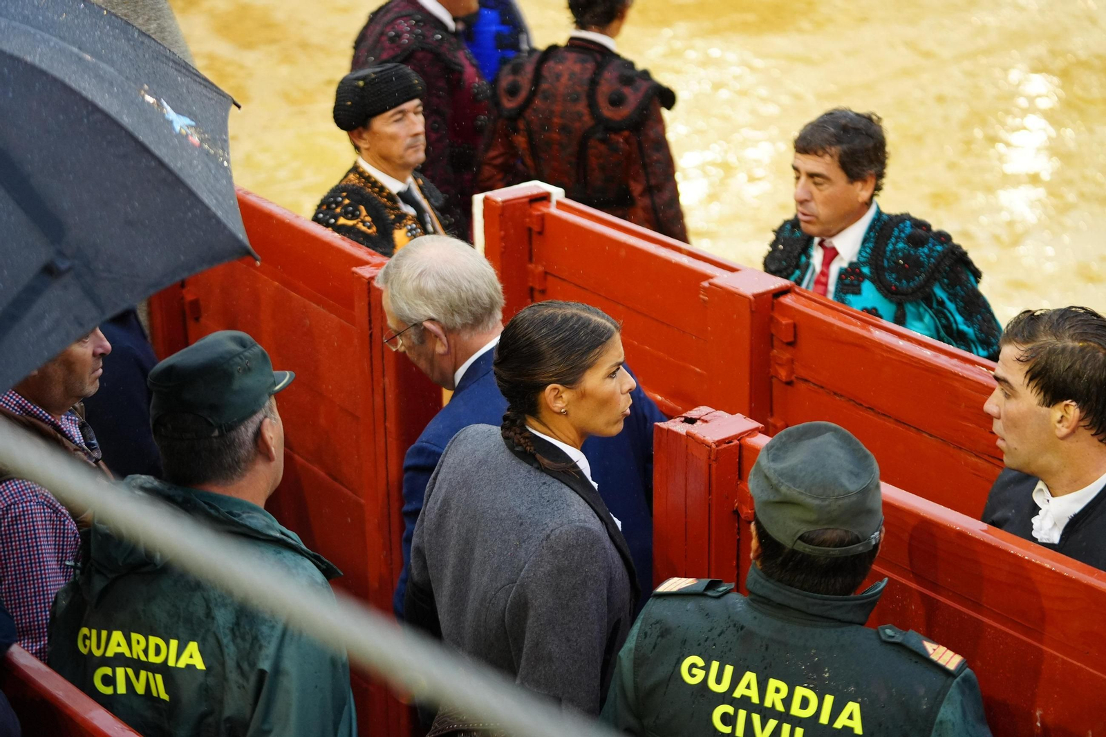 La corrida de rejones de la Feria de Pozoblanco, suspendida por la lluvia
