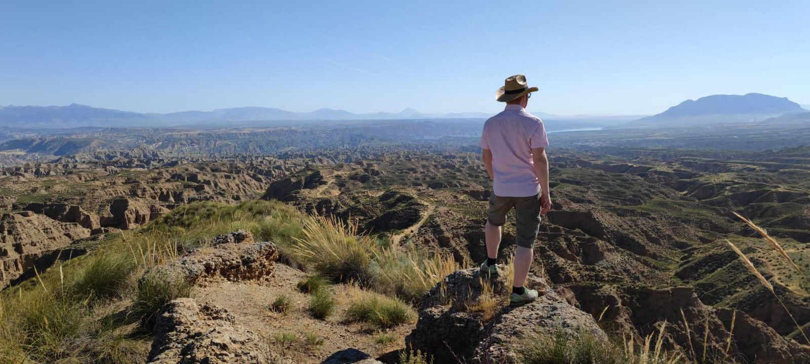 Ralf Junkerjurgen, en una de las localizaciones visitadas al norte de la provincia de Granada.